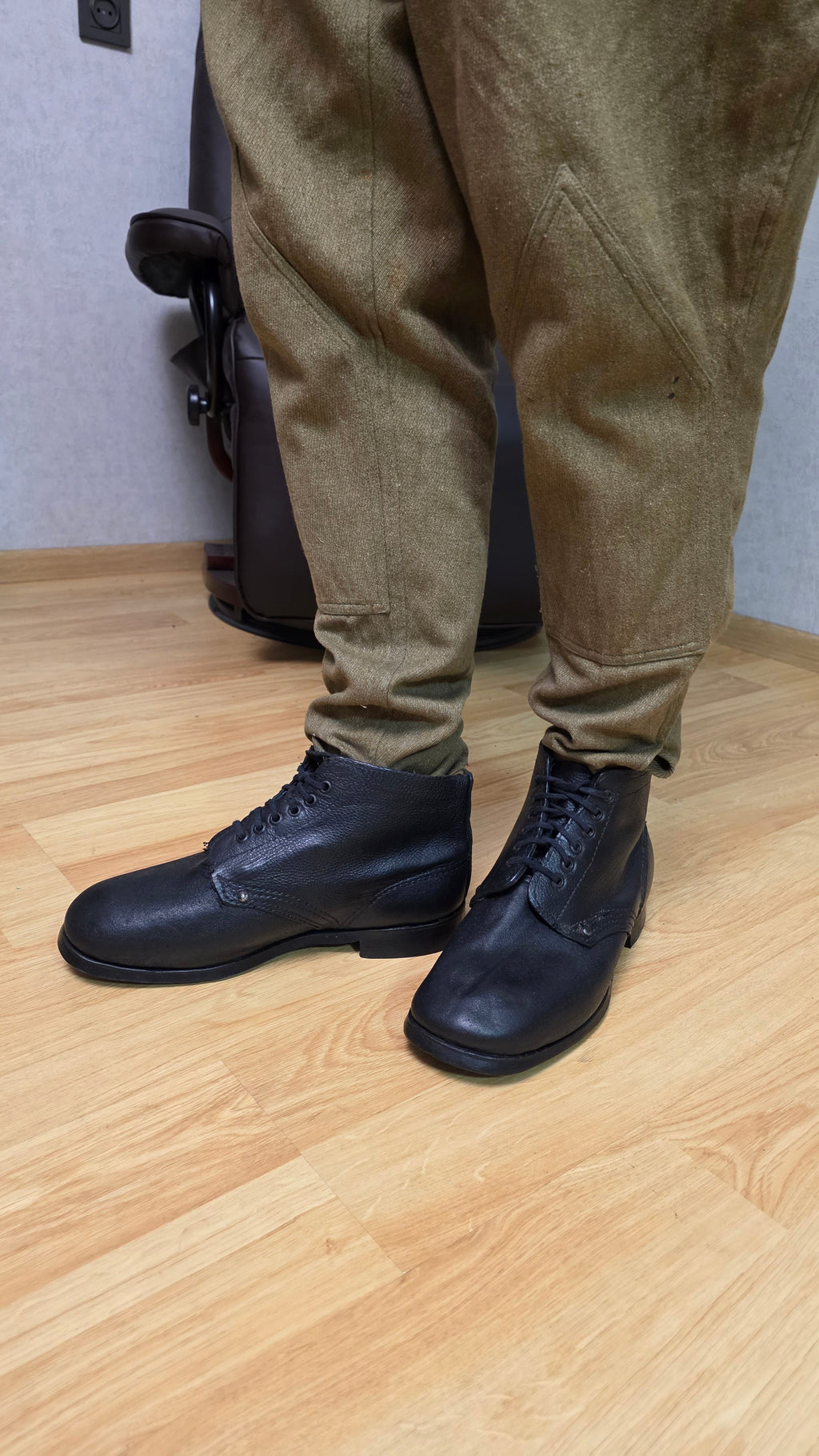 Soviet RKKA Pimple Sole Boots USSR WWII Rubber Stud Military Footwear - Legend Returns Vintage