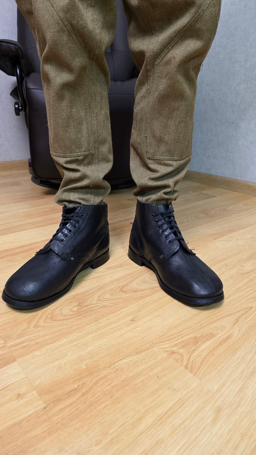 Soviet RKKA Pimple Sole Boots USSR WWII Rubber Stud Military Footwear - Legend Returns Vintage