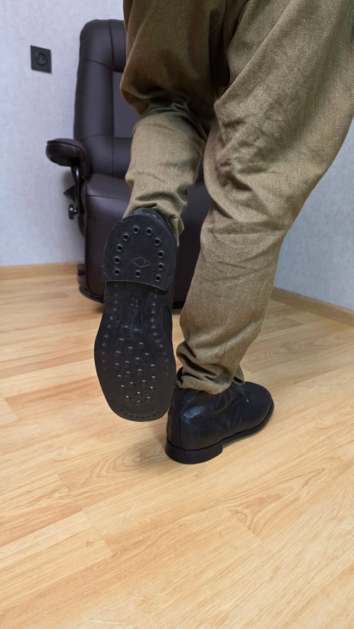 Soviet RKKA Pimple Sole Boots USSR WWII Rubber Stud Military Footwear - Legend Returns Vintage