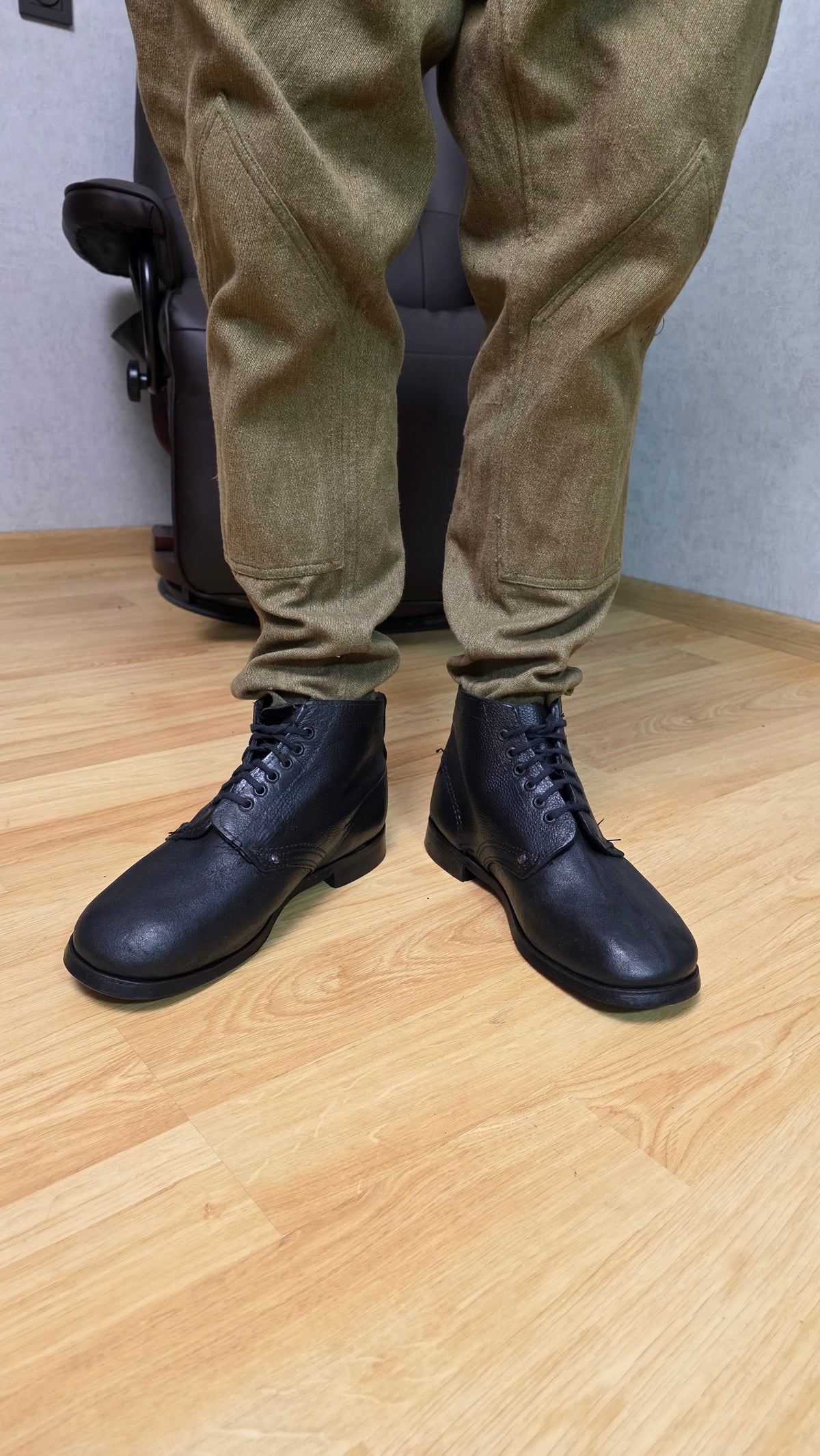 Soviet RKKA Pimple Sole Boots USSR WWII Rubber Stud Military Footwear - Legend Returns Vintage