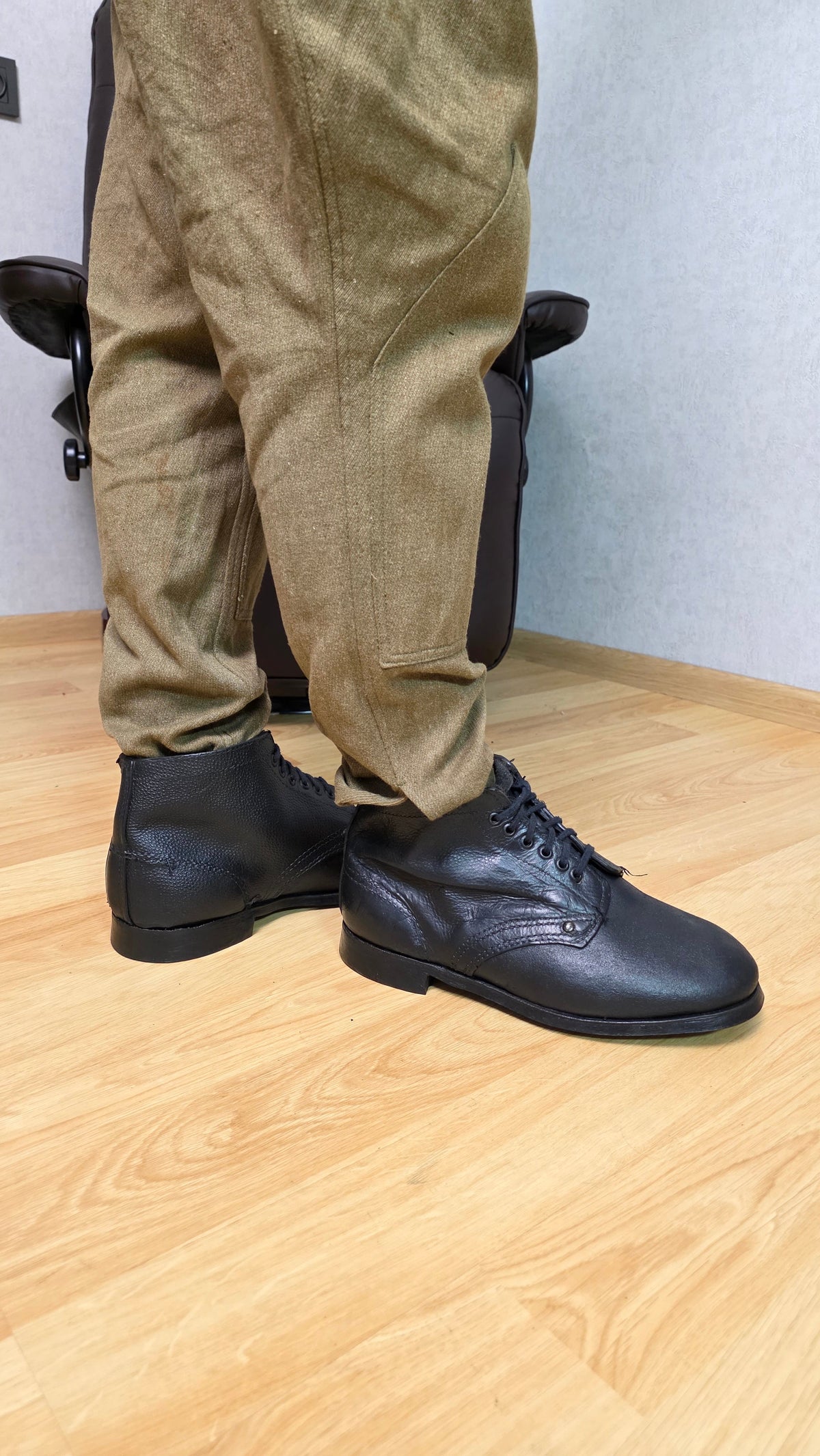 Soviet RKKA Pimple Sole Boots USSR WWII Rubber Stud Military Footwear - Legend Returns Vintage