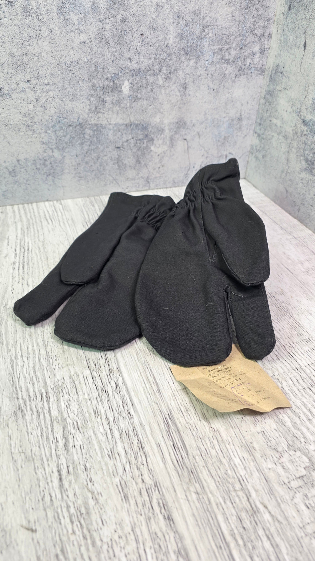 Soviet Three Finger Winter Gloves USSR Tank Crew Style Cold Weather Collector Handwear