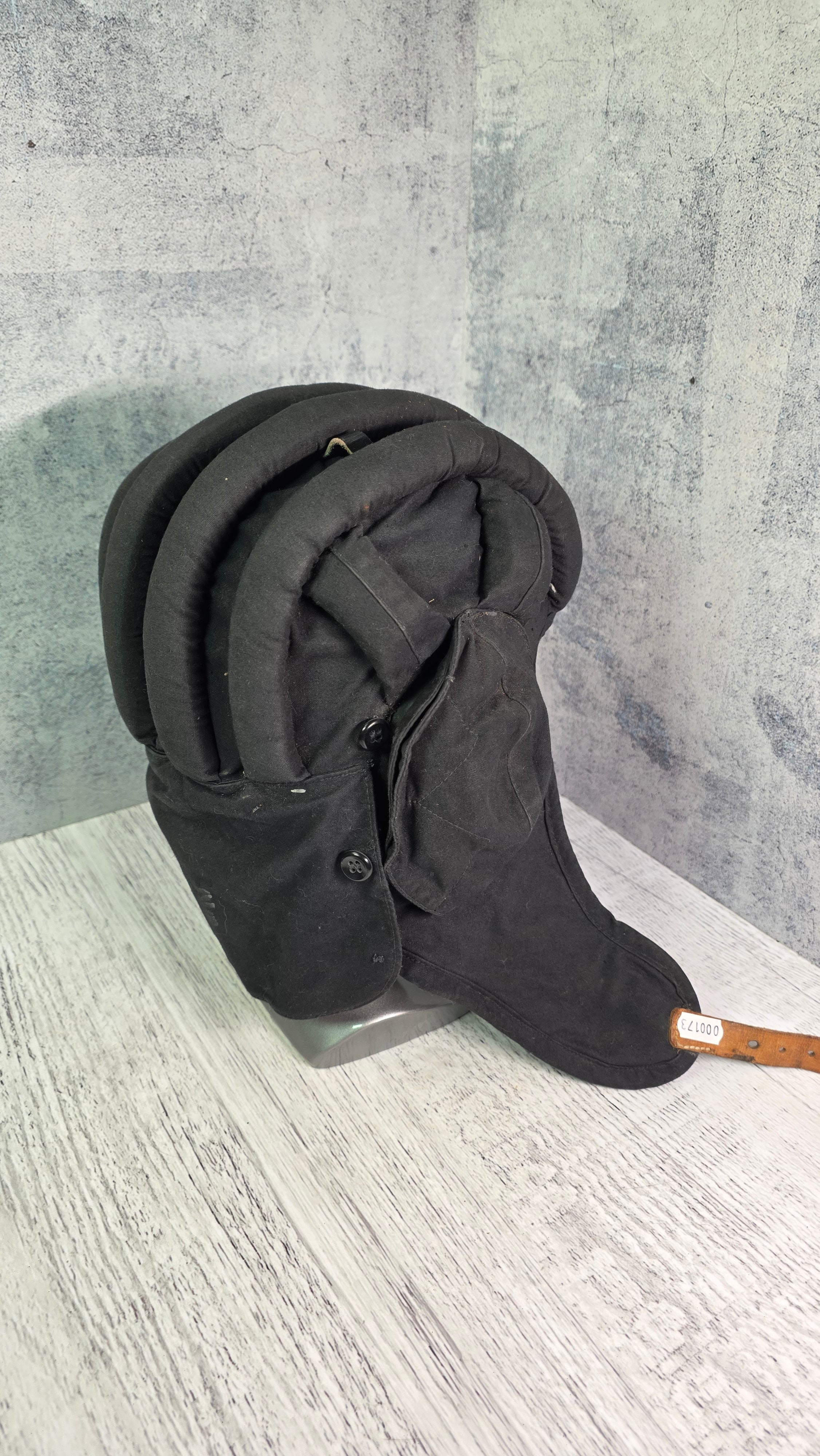 Soviet TSh-4 Winter Tank Crew Helmet USSR Communication Headgear Vintage