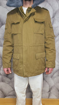 Soviet USSR Afghanka Sand Peacoat with Removable Liner