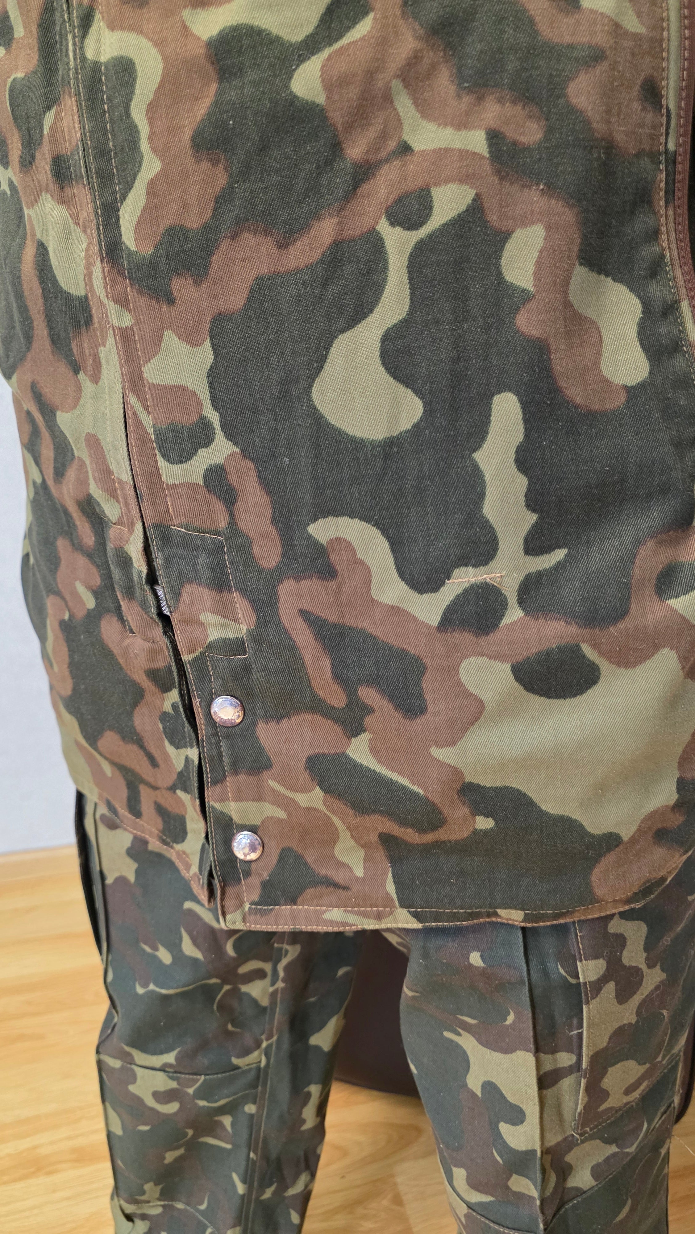 Soviet USSR Air Force Butan Camouflage Flight Jacket Winter Pilot Coat