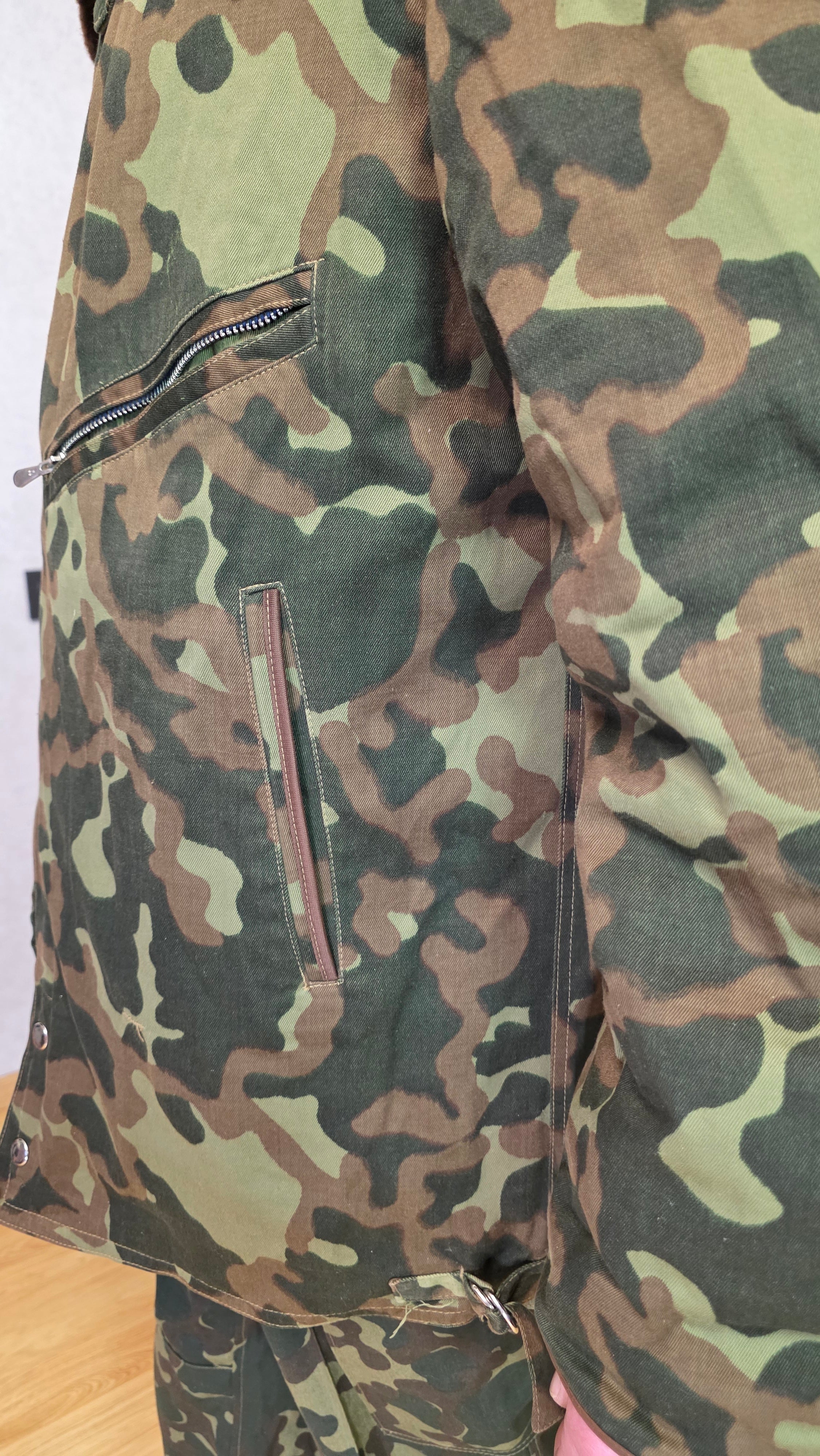 Soviet USSR Air Force Butan Camouflage Flight Jacket Winter Pilot Coat
