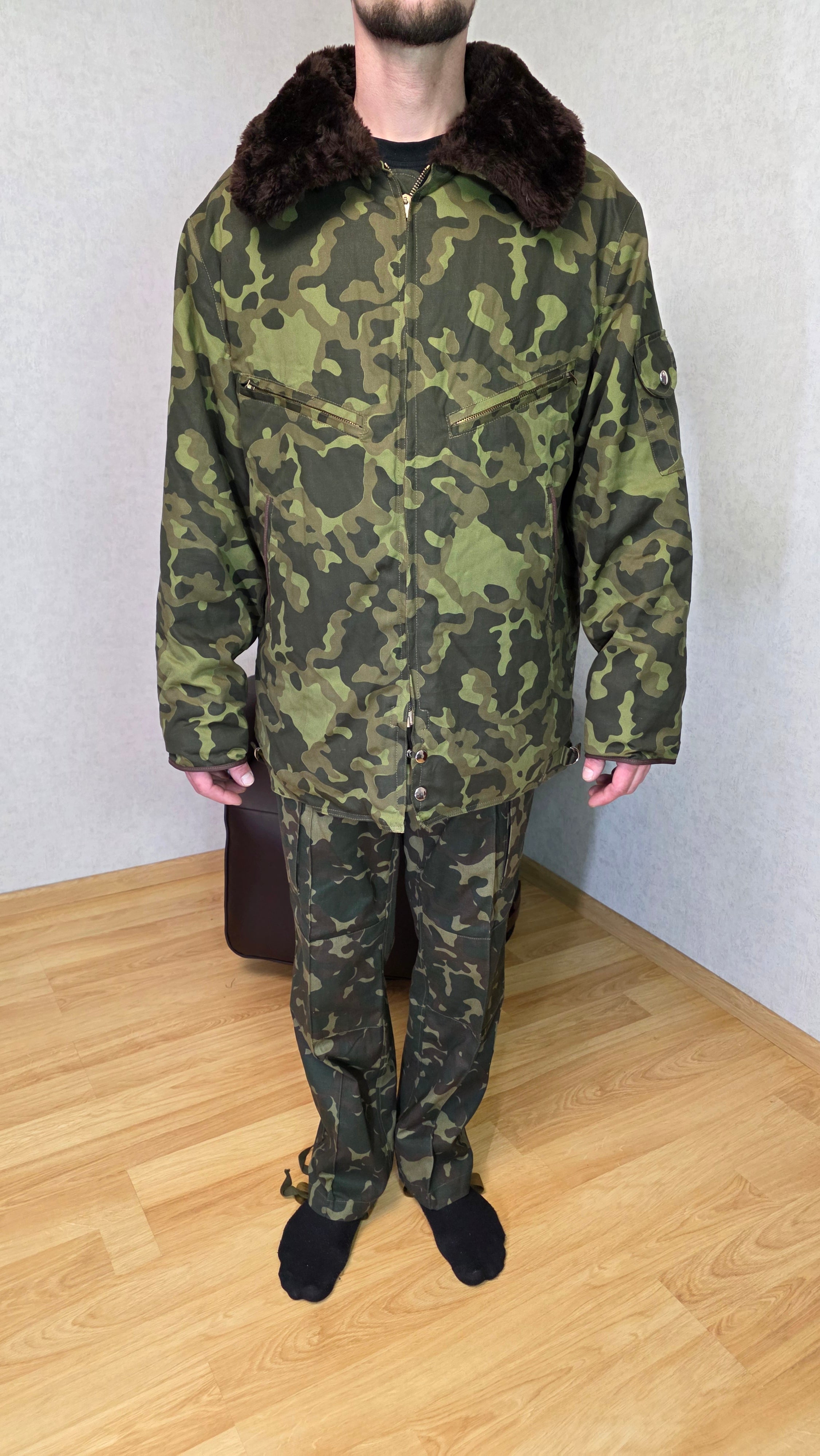 Soviet USSR Air Force Jacket Butan Camo TTsKO Flight Jacket Vintage