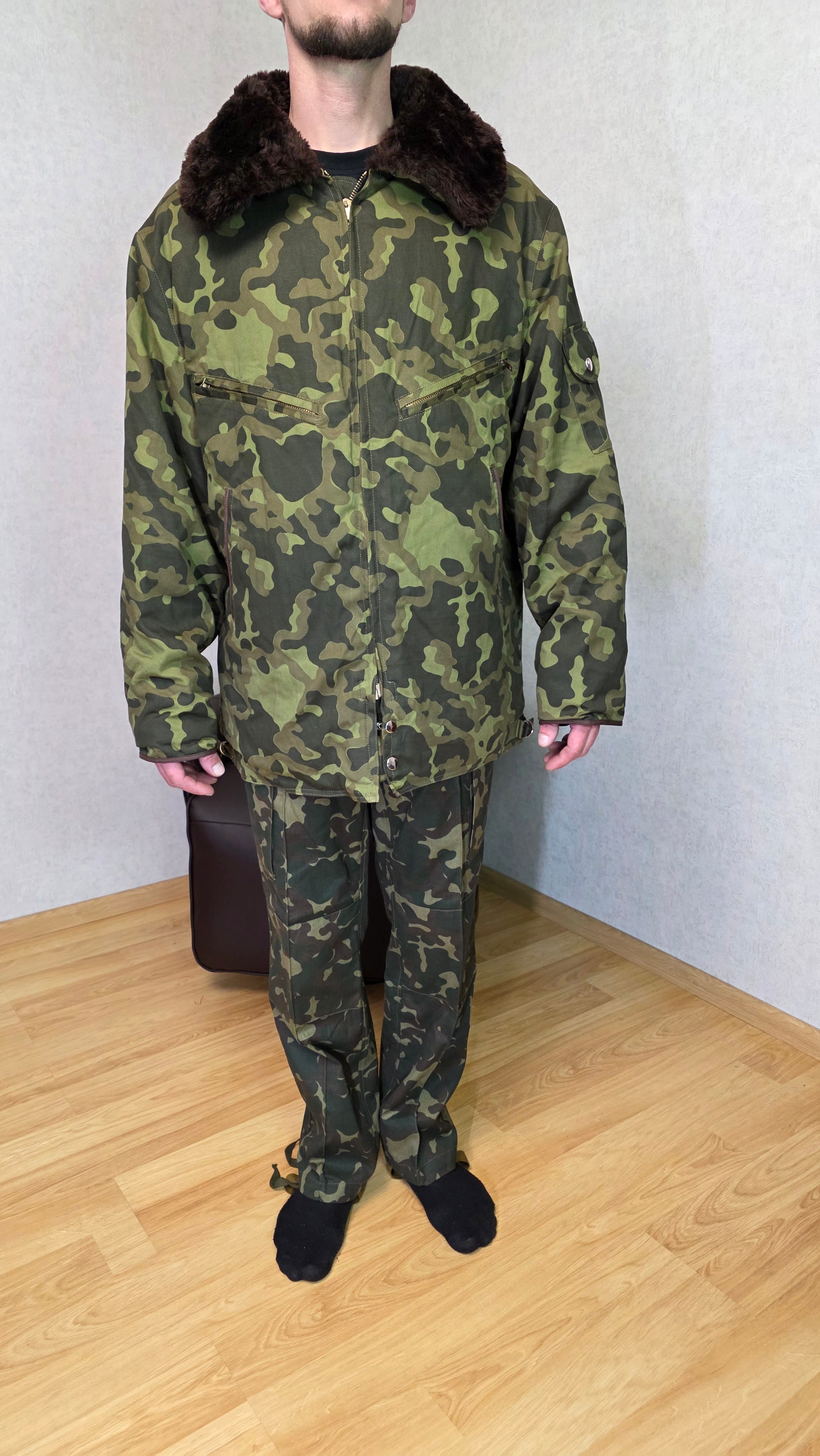 Soviet USSR Air Force Jacket Butan Camo TTsKO Flight Jacket Vintage
