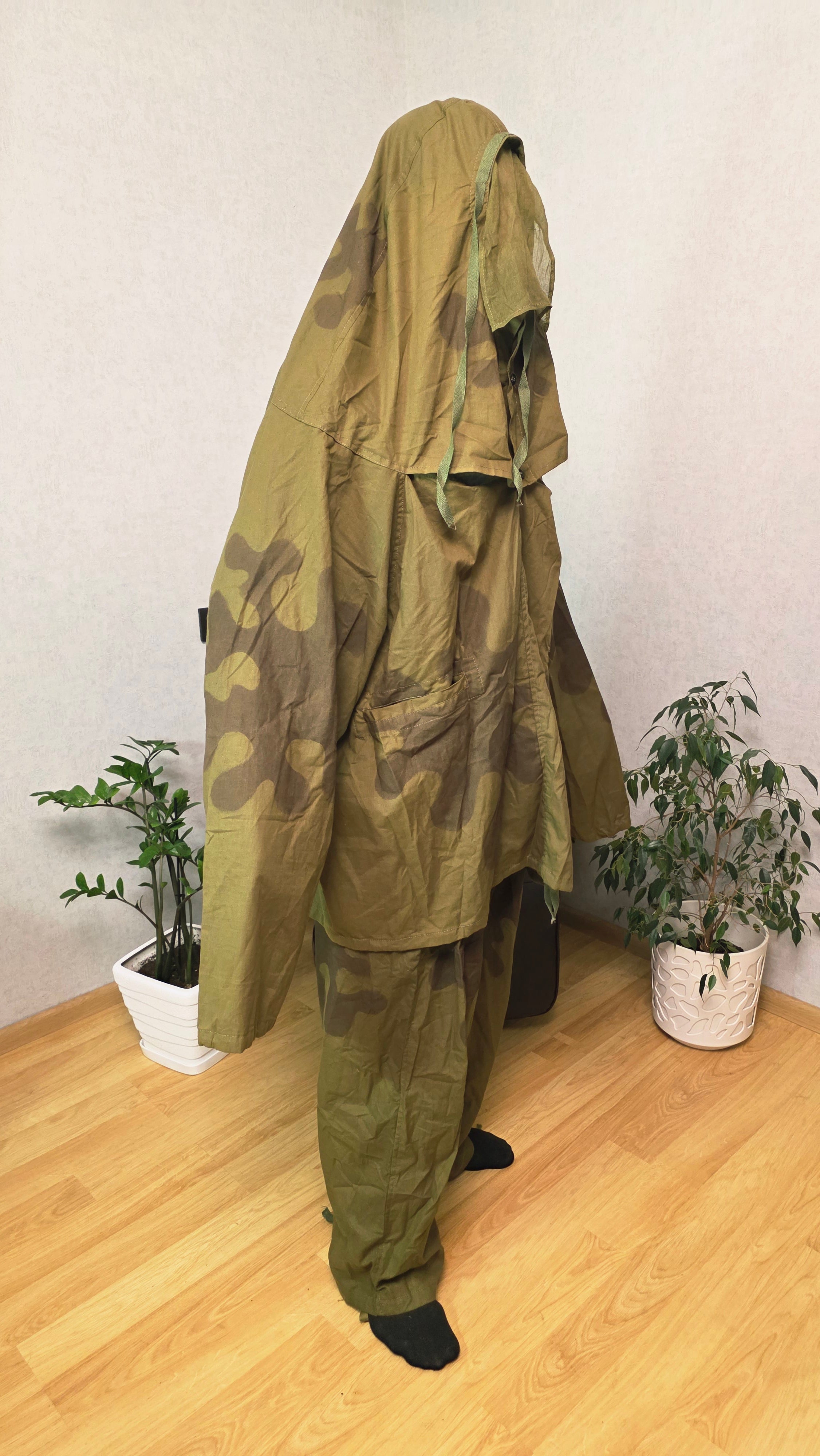 Soviet USSR Amoeba Camouflage Suit Vintage Masking Smock WWII Style Rare Camo