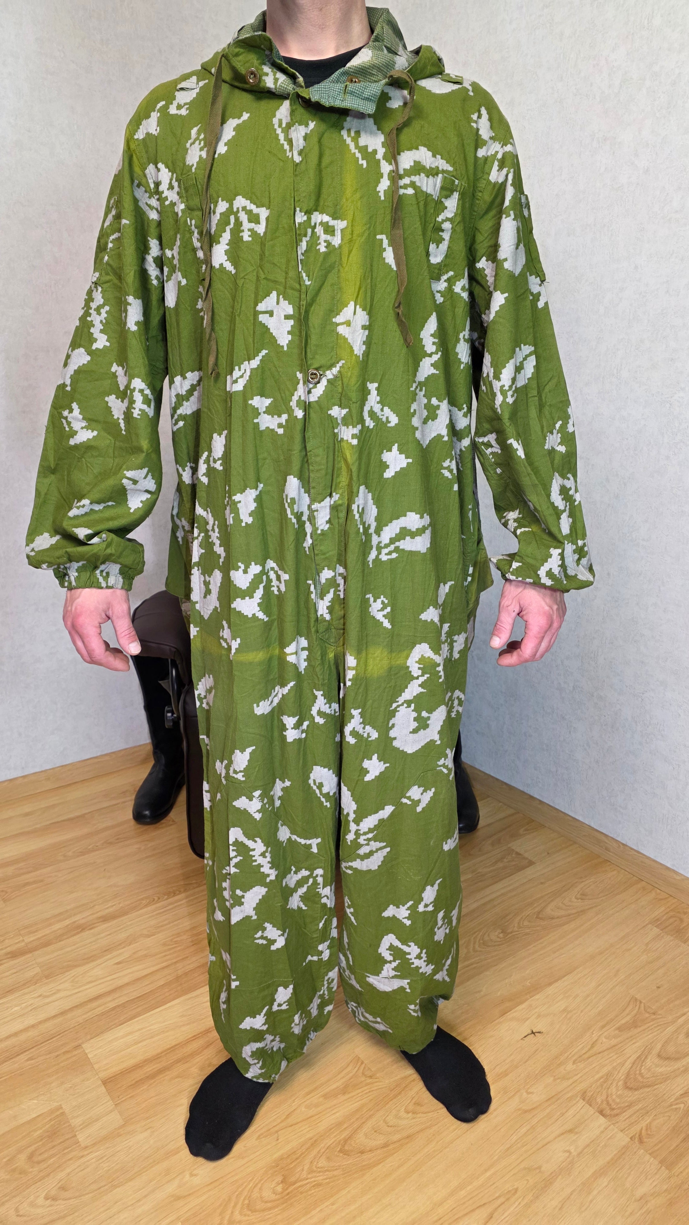 Soviet USSR Berezka KMLK Camouflage Coverall Vintage Suit