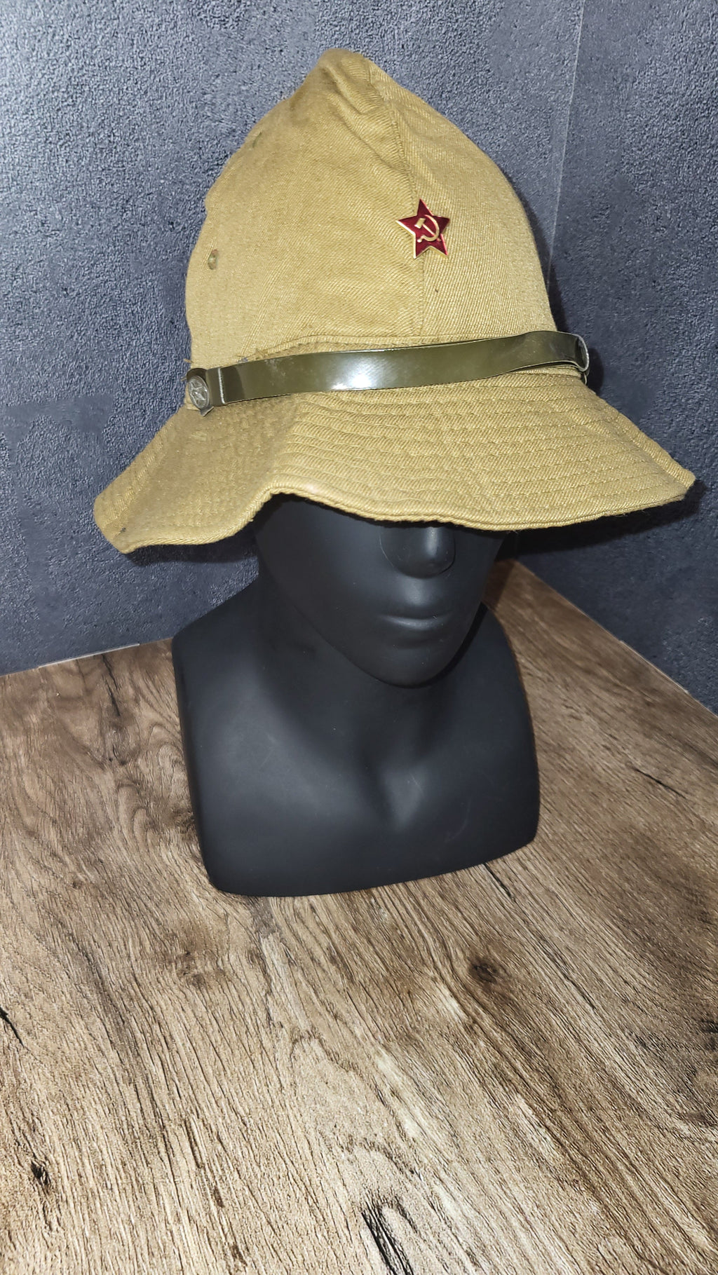 Soviet USSR Desert Panama Hat Afghan Style Sand Field Bucket Hat