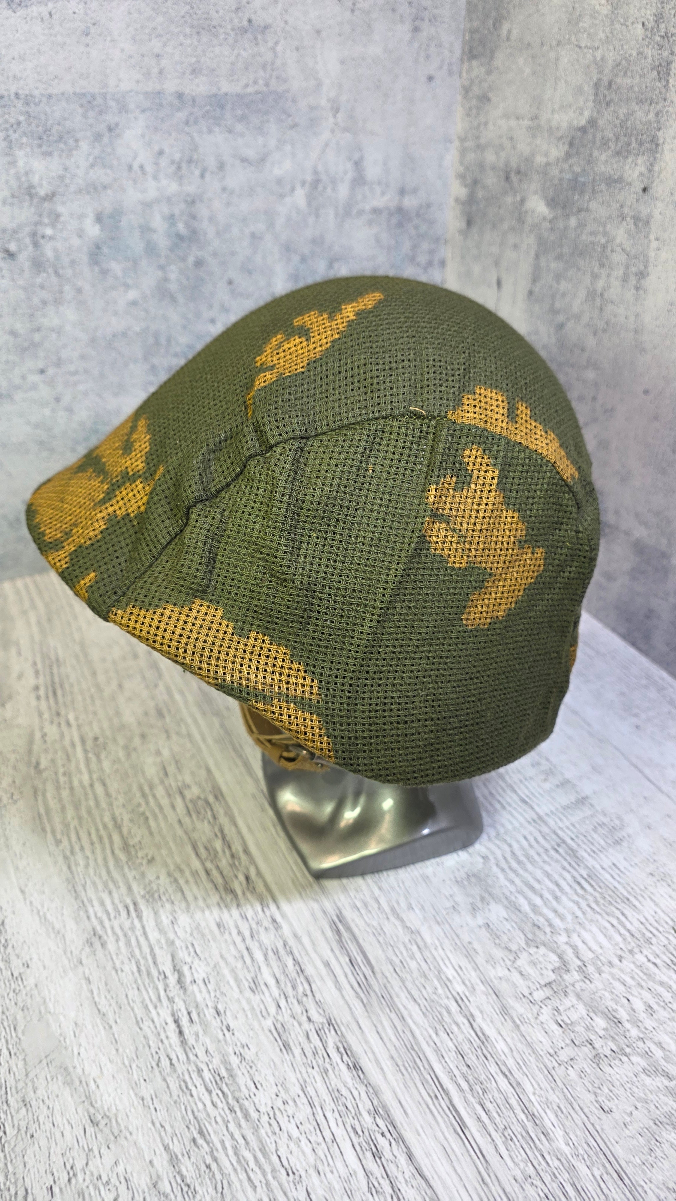 Soviet USSR KZS Helmet Cover Vintage Berezka Camouflage Steel Helmet Camo Net Cover - Legend Returns Vintage
