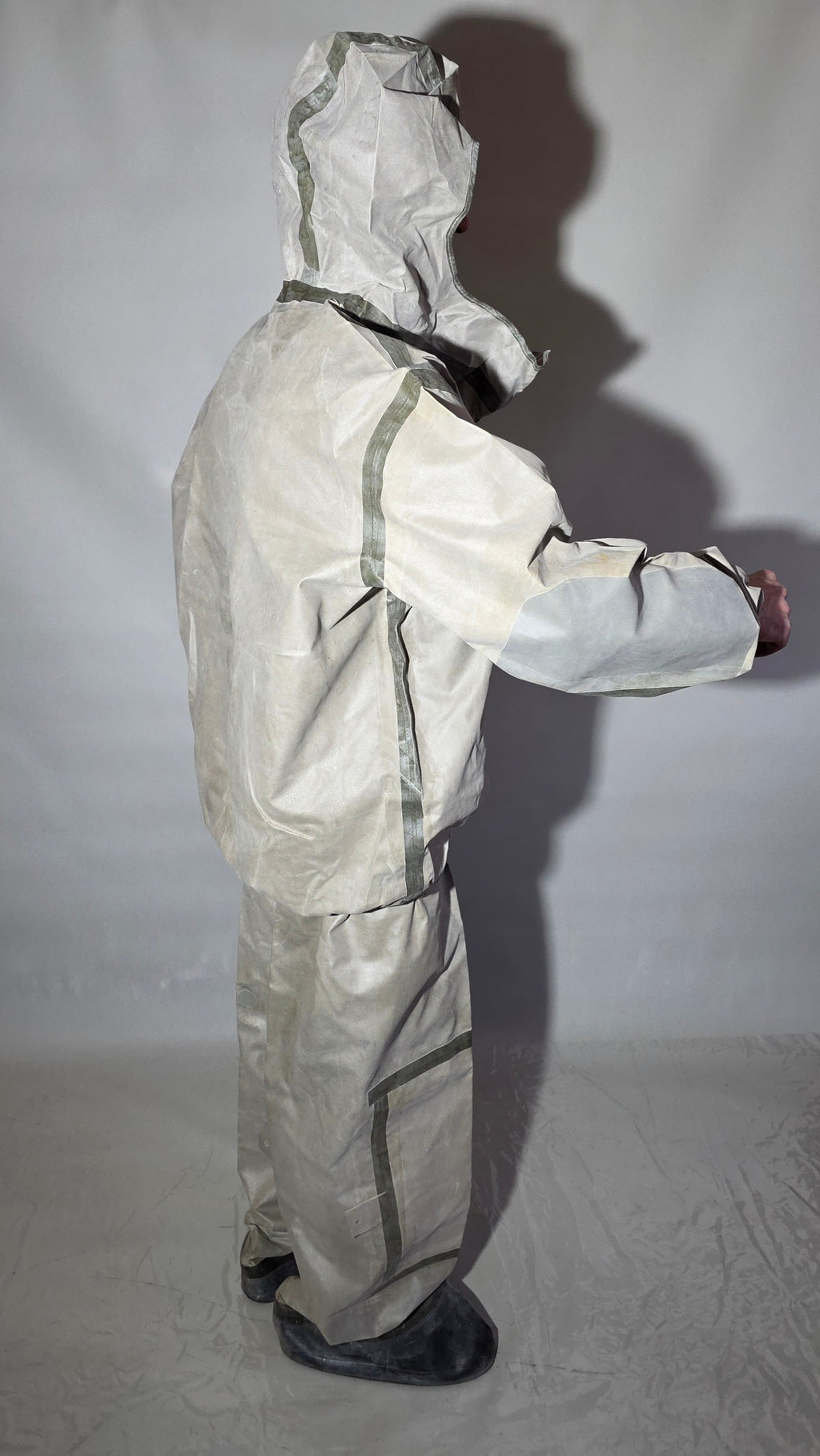 Soviet USSR L-1 Protective Suit Rubberized Jacket Trousers Boot Covers Archival Set