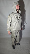 Soviet USSR L-1 Protective Suit Rubberized Jacket Trousers Boot Covers Archival Set