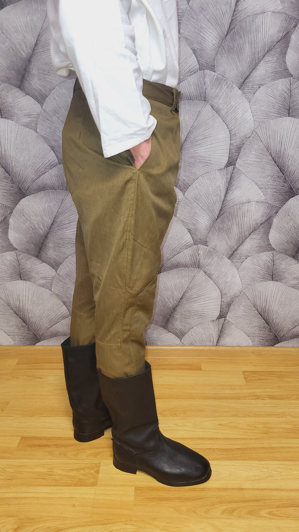Soviet USSR M59 Cotton Soldier Breeches Khaki