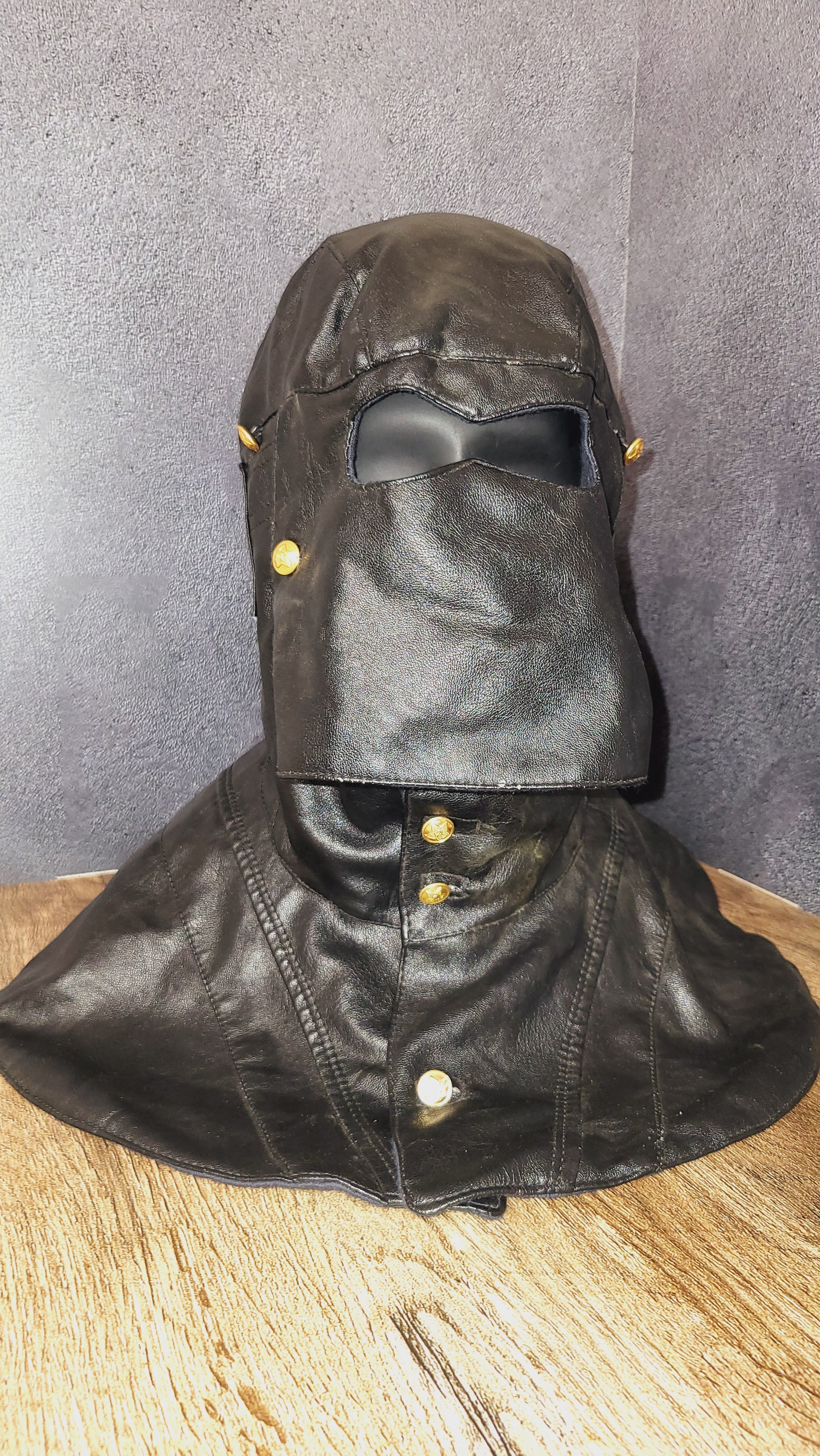 Soviet USSR Naval Torpedo Crew Protective Hood Helmet