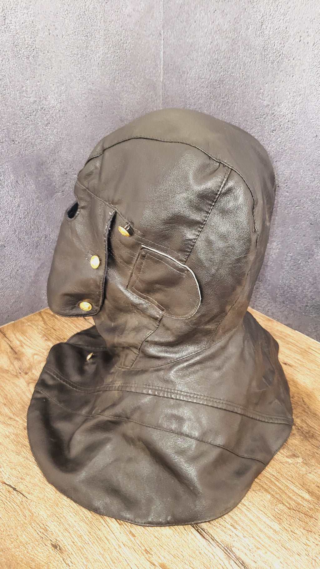 Soviet USSR Naval Torpedo Crew Protective Hood Helmet