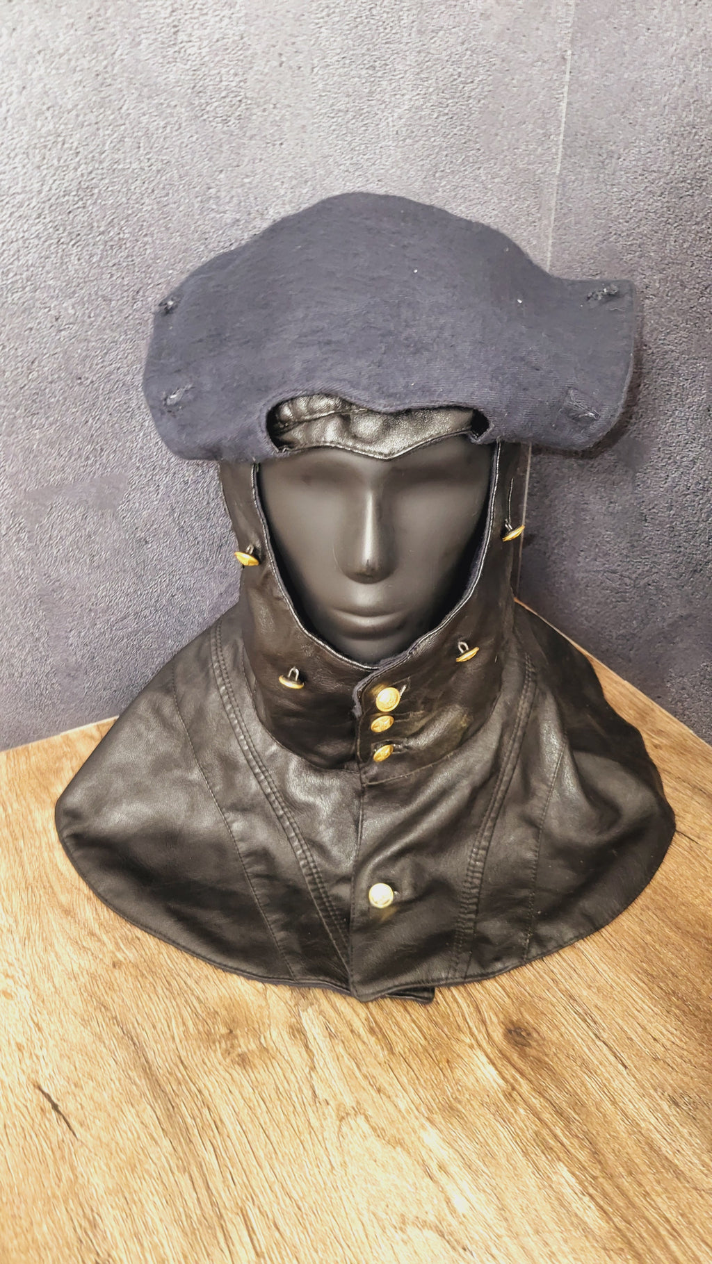 Soviet USSR Naval Torpedo Crew Protective Hood Helmet