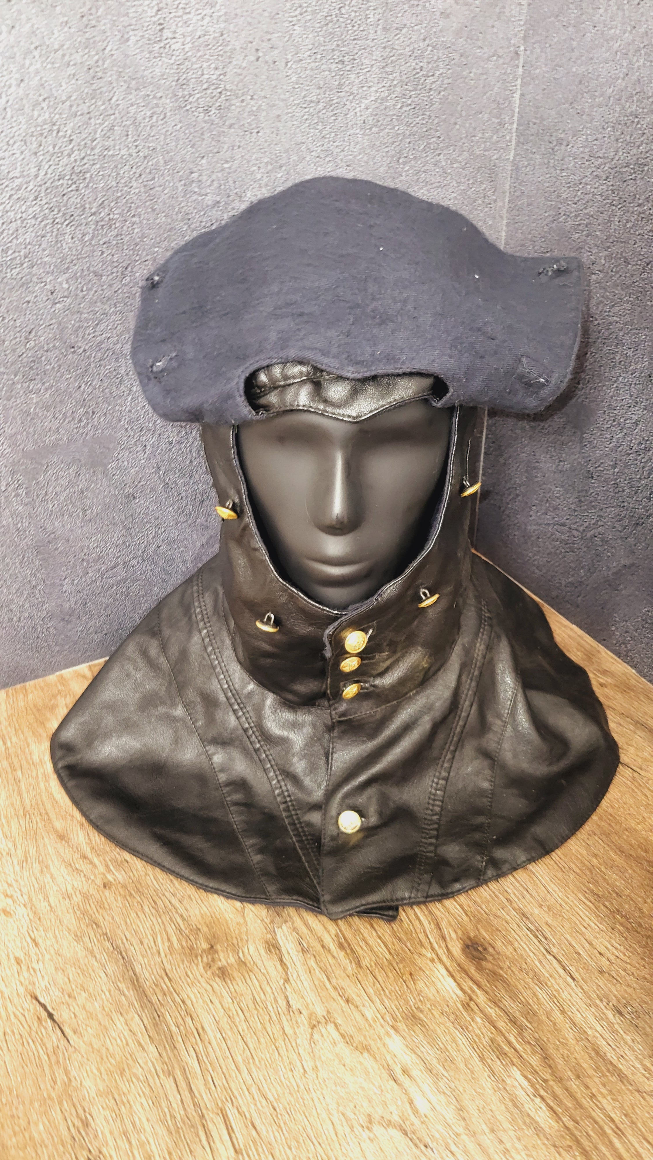 Soviet USSR Naval Torpedo Crew Protective Hood Helmet