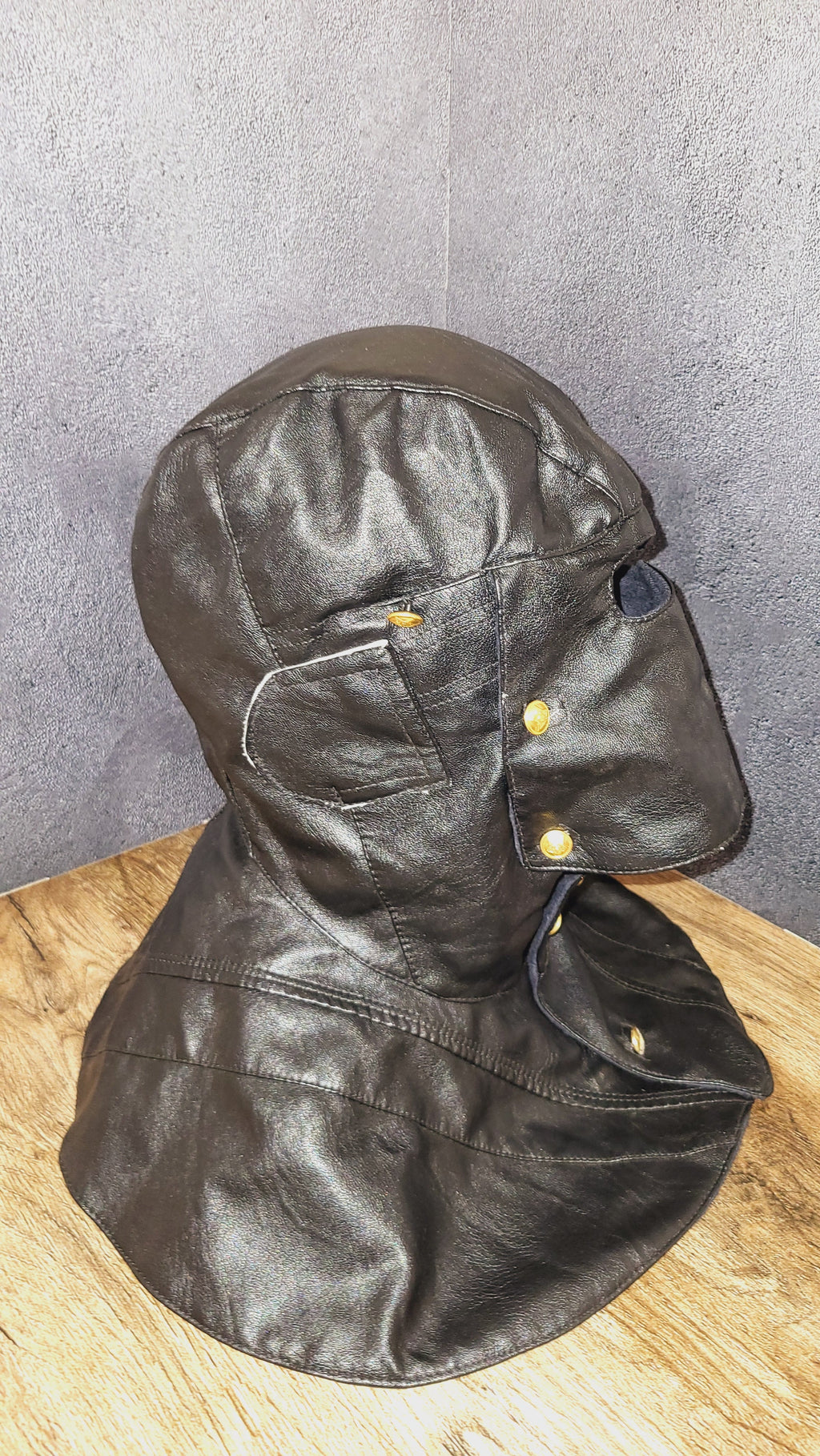 Soviet USSR Naval Torpedo Crew Protective Hood Helmet