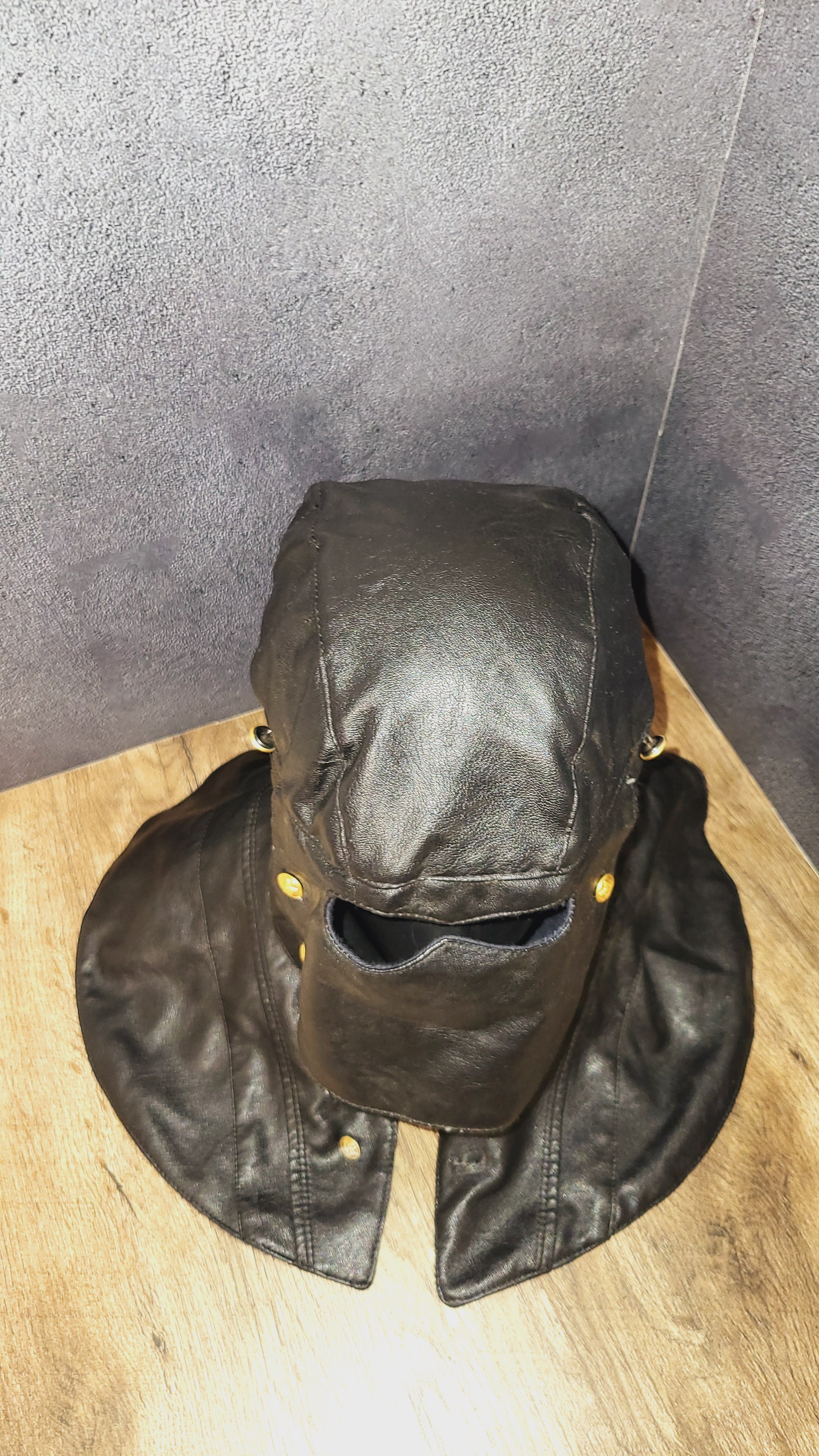 Soviet USSR Naval Torpedo Crew Protective Hood Helmet