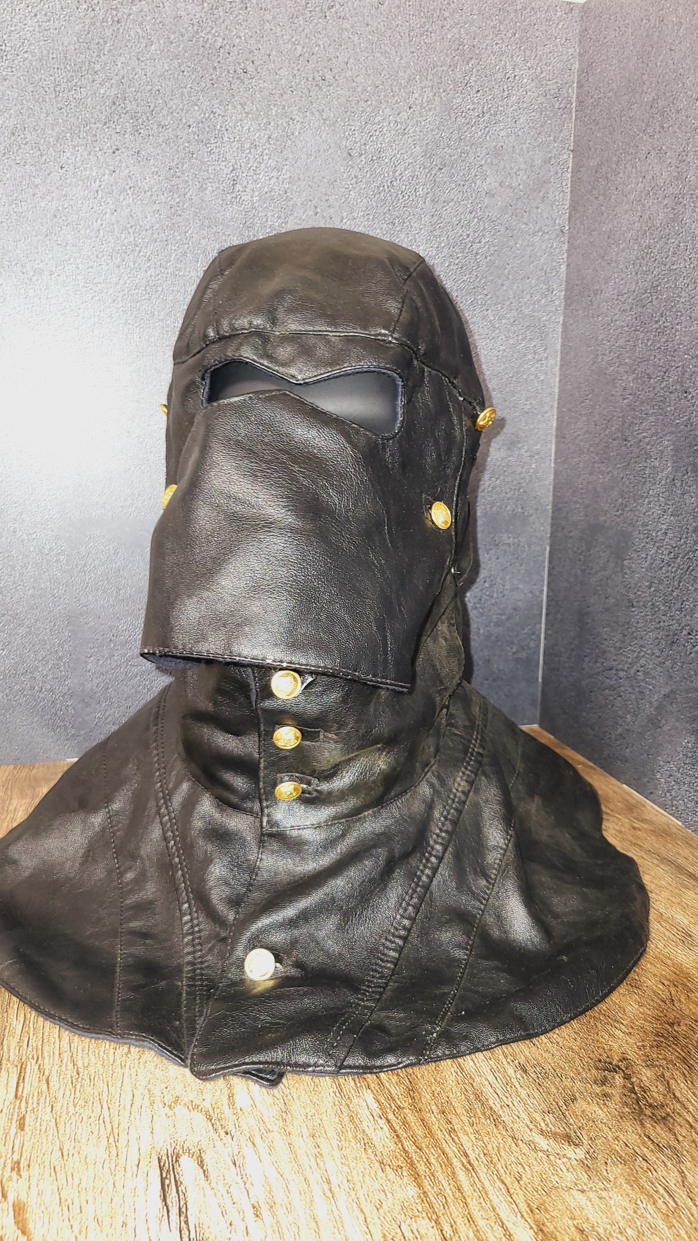 Soviet USSR Naval Torpedo Crew Protective Hood Helmet