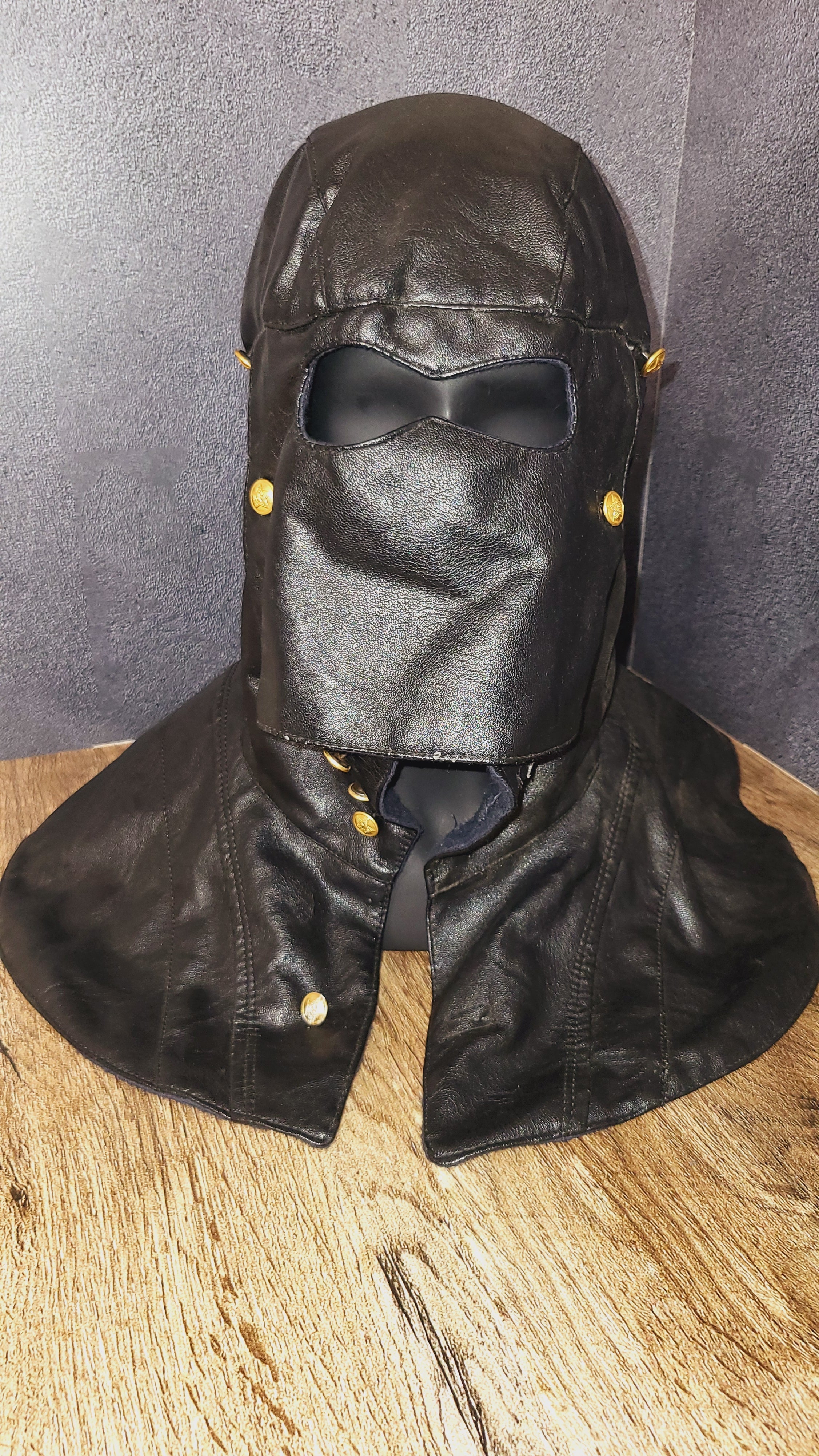 Soviet USSR Naval Torpedo Crew Protective Hood Helmet