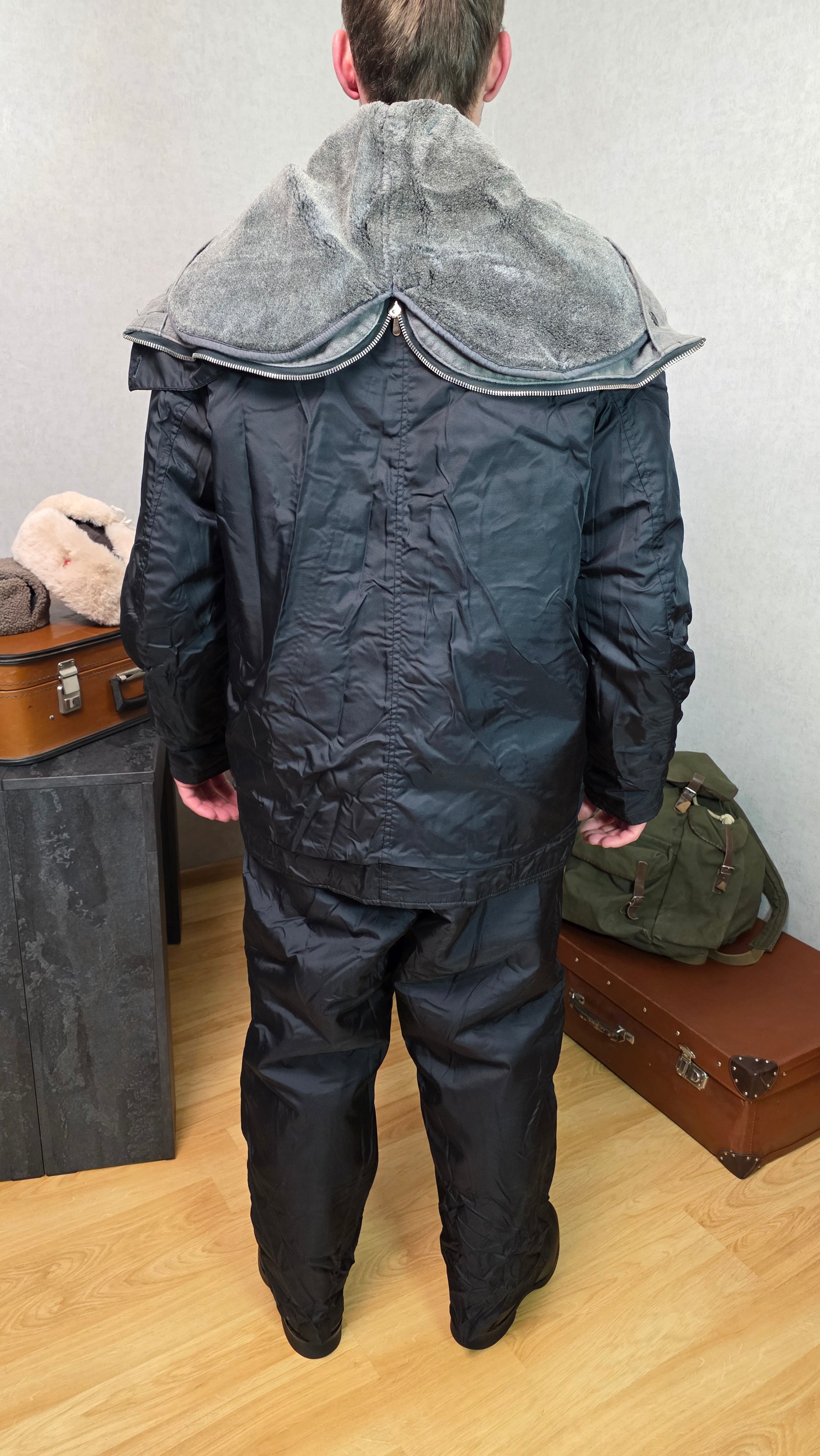 Soviet USSR Navy Storm Suit “Kanadka” Vintage Waterproof Winter Set