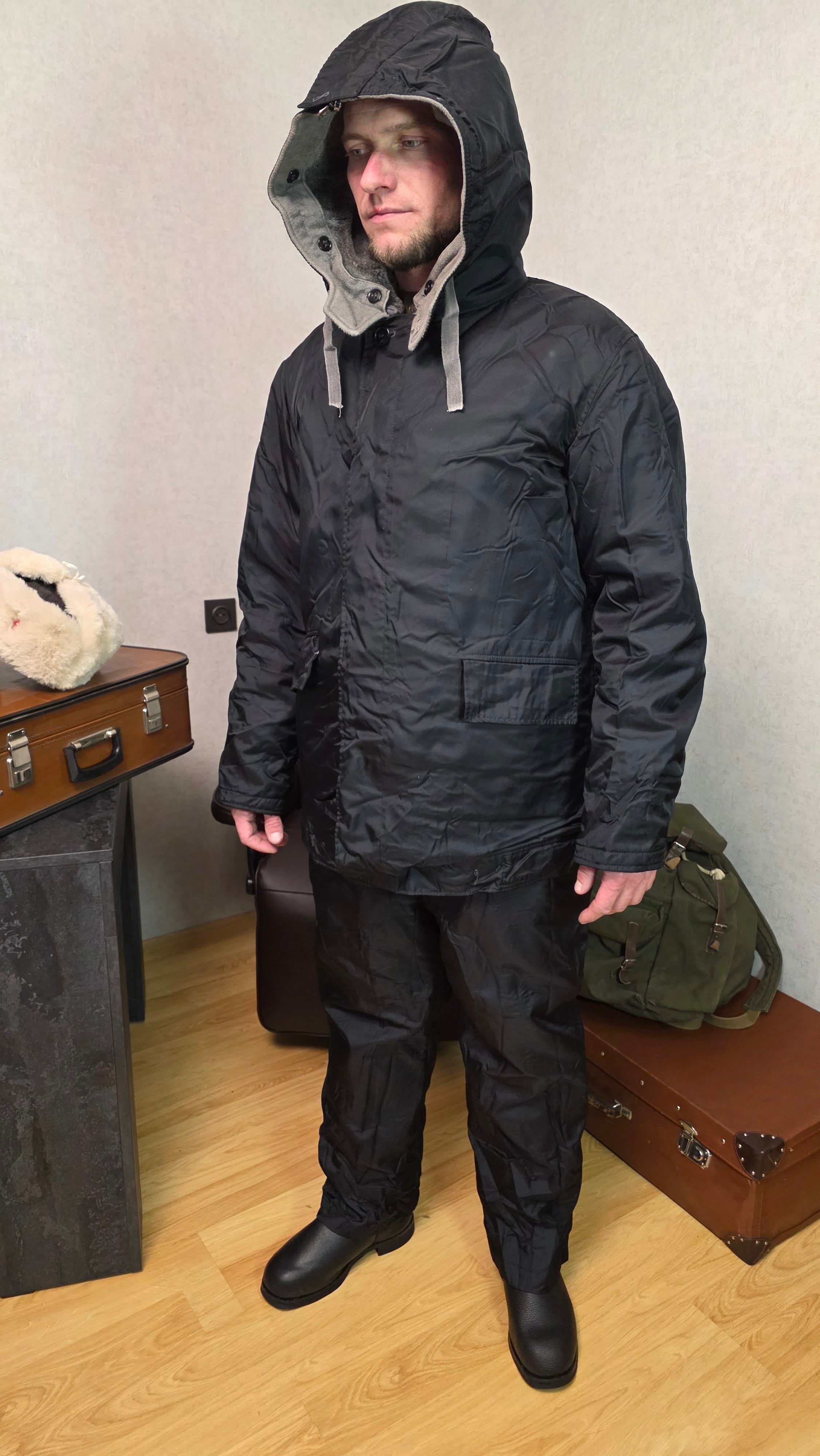 Soviet USSR Navy Storm Suit “Kanadka” Vintage Waterproof Winter Set