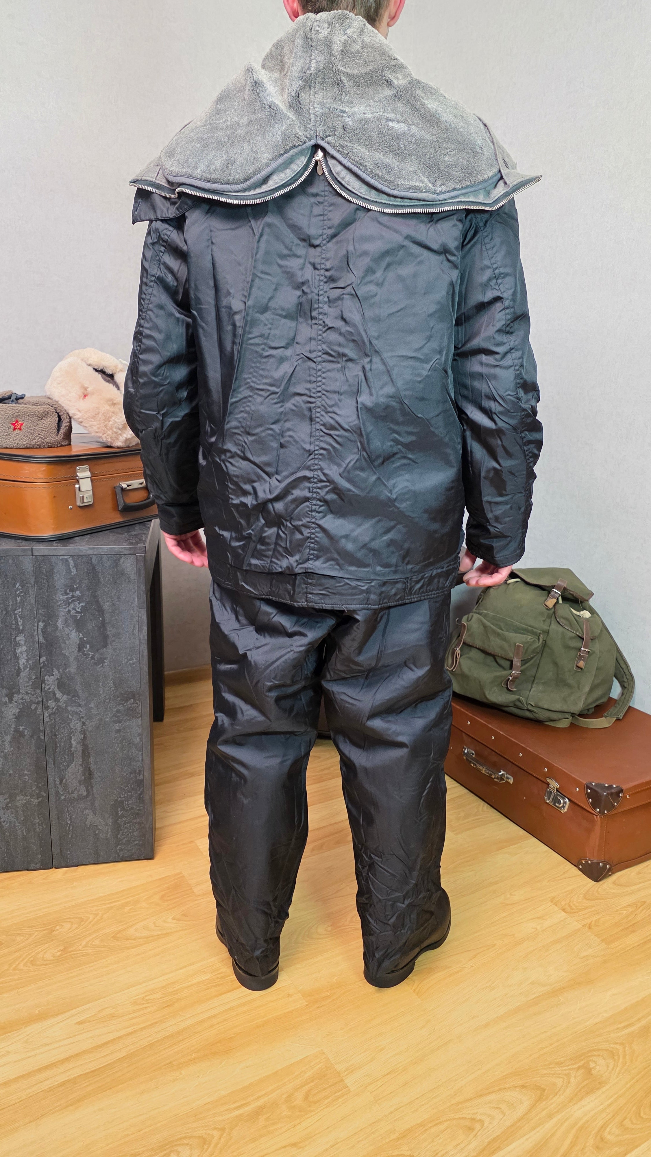 Soviet USSR Navy Storm Suit “Kanadka” Vintage Waterproof Winter Set