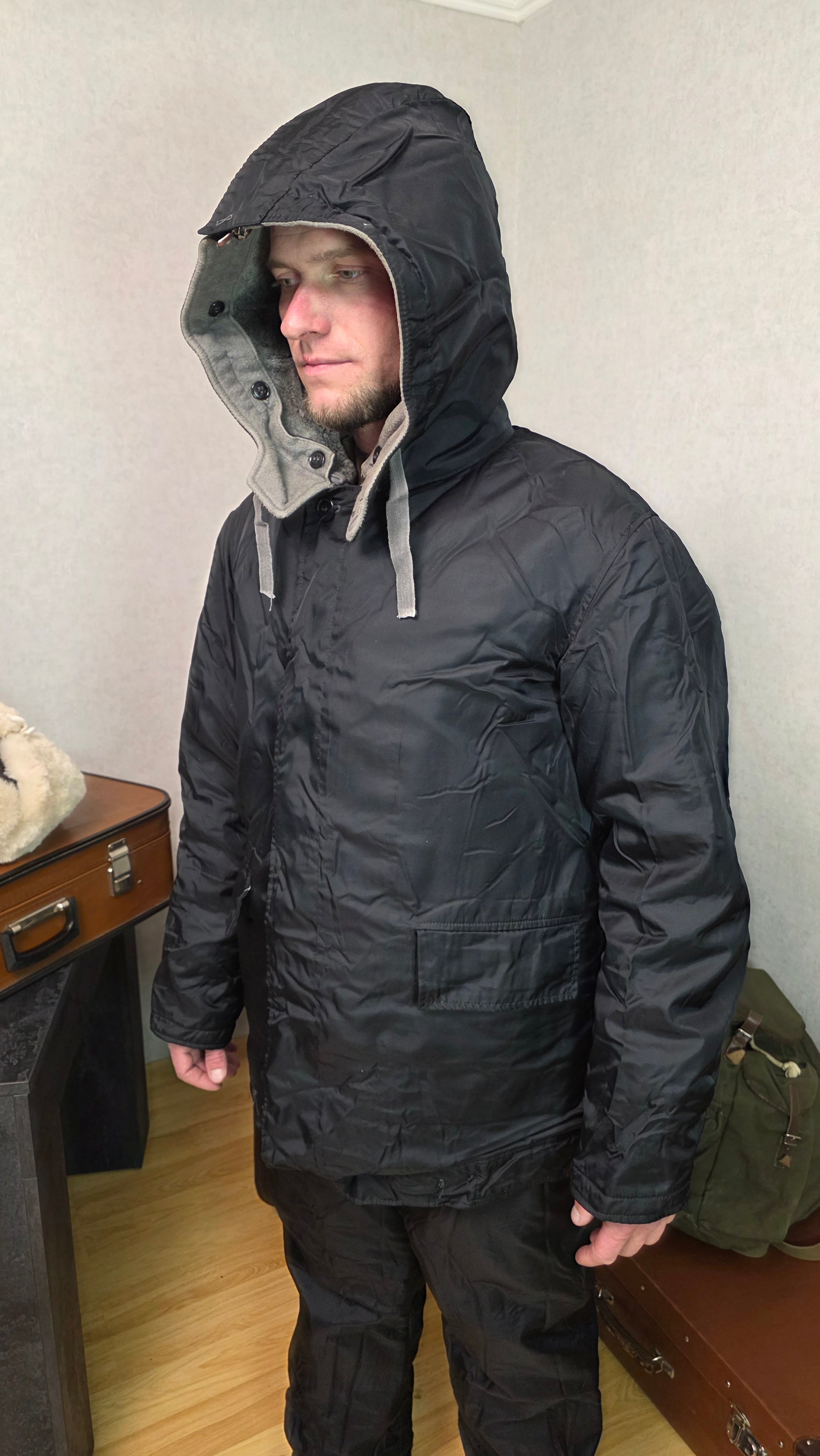 Soviet USSR Navy Storm Suit “Kanadka” Vintage Waterproof Winter Set
