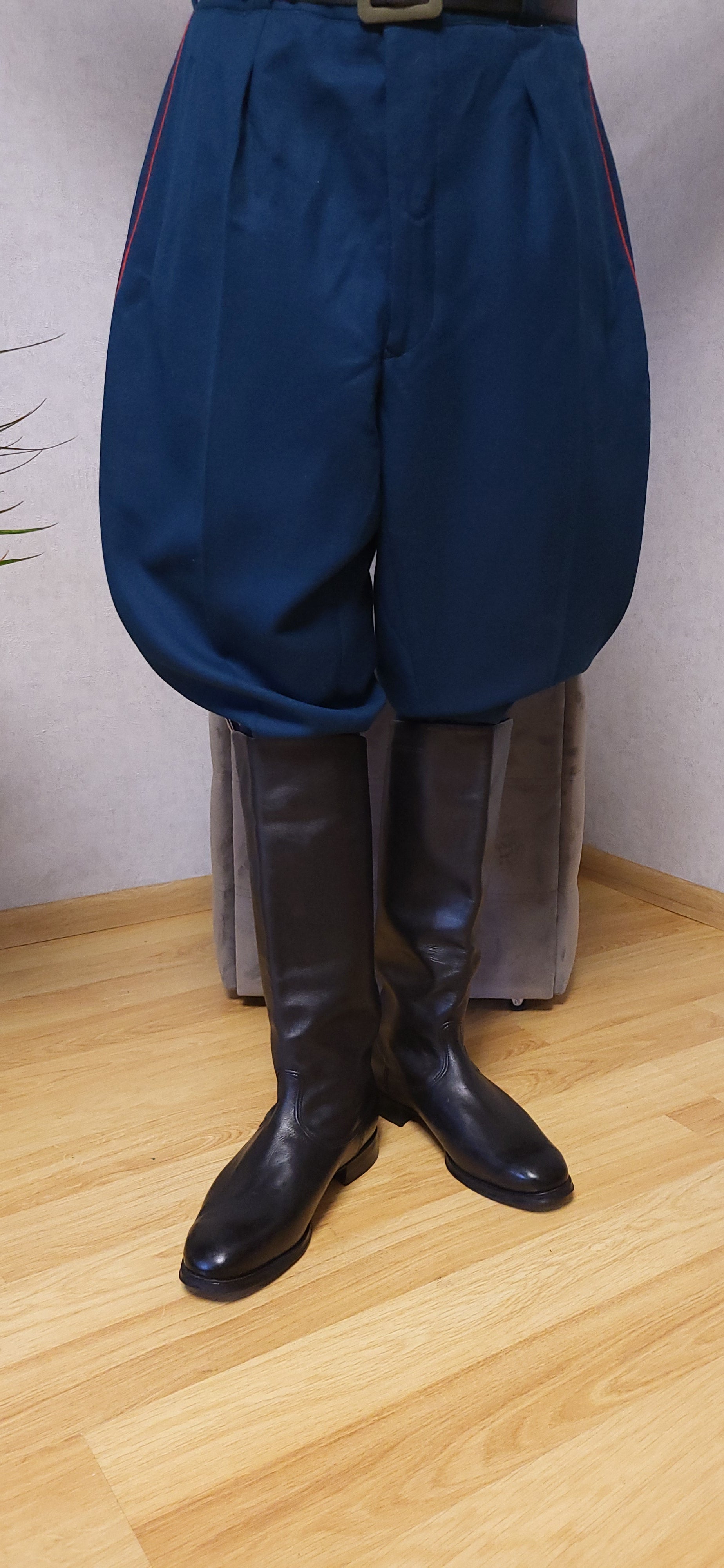 Soviet USSR Parade Breeches Sea-Green Color Uniform Trousers