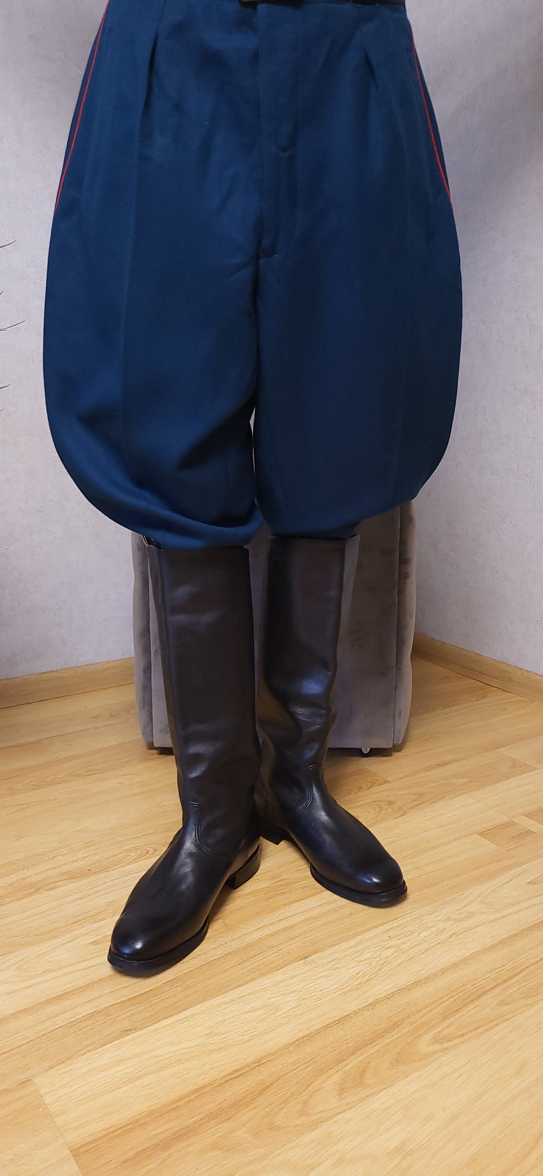 Soviet USSR Parade Breeches Sea-Green Color Uniform Trousers