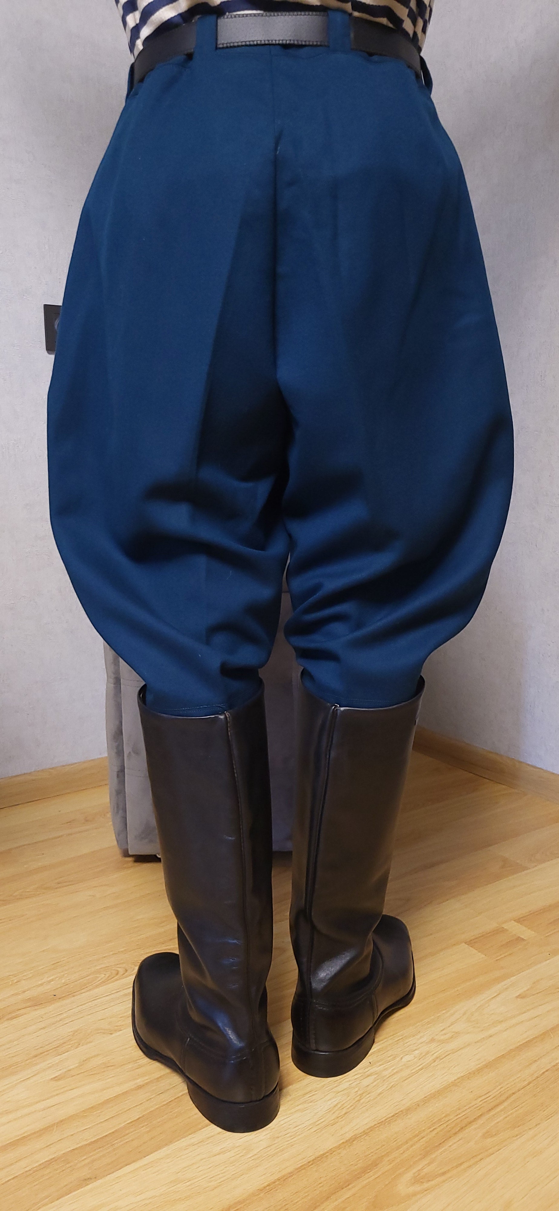 Soviet USSR Parade Breeches Sea-Green Color Uniform Trousers
