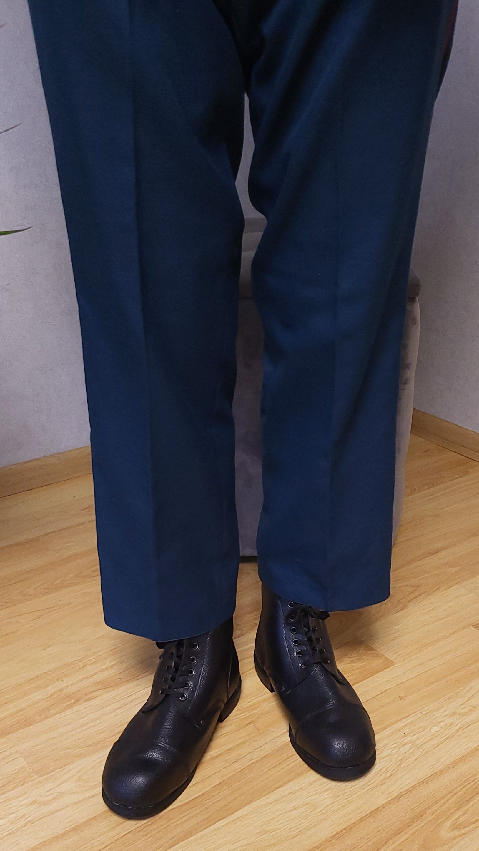 Soviet USSR Parade Uniform Set Turquoise Jacket Trousers Hat Boots