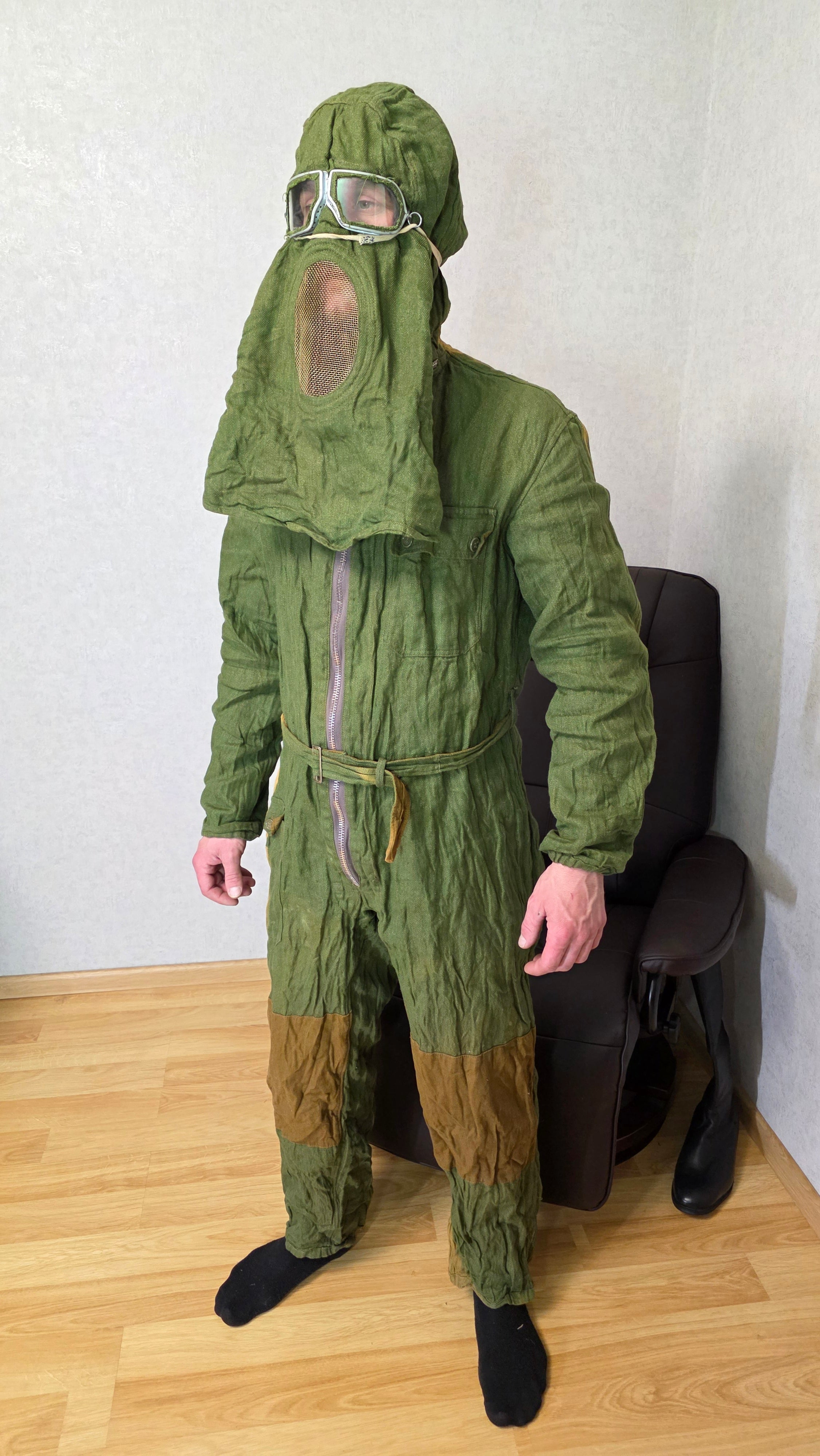 Soviet USSR Protective Suit Vintage Technical Coverall Set Rare