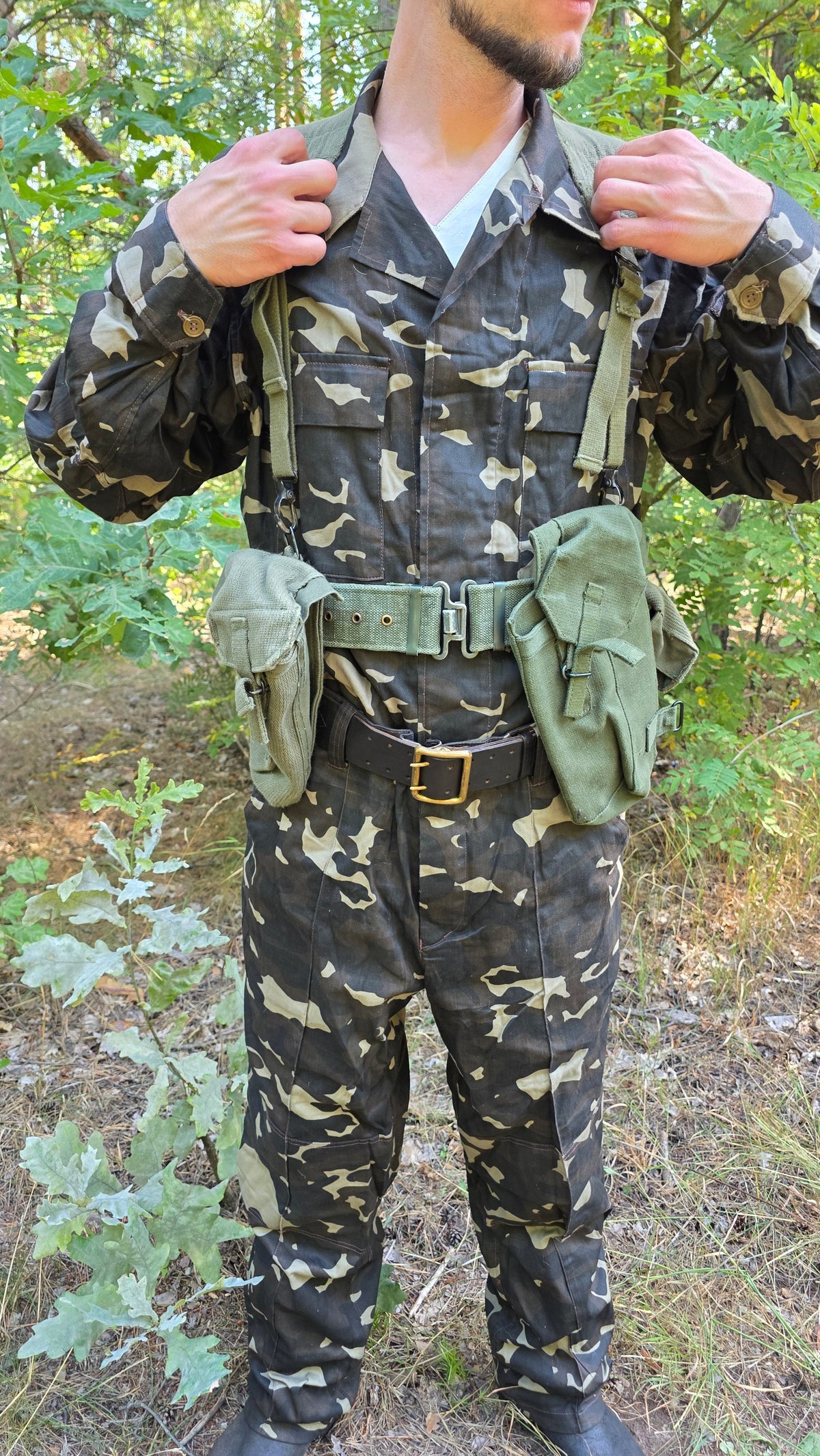 Soviet USSR RPS Load Bearing Harness Vintage Canvas Shoulder System