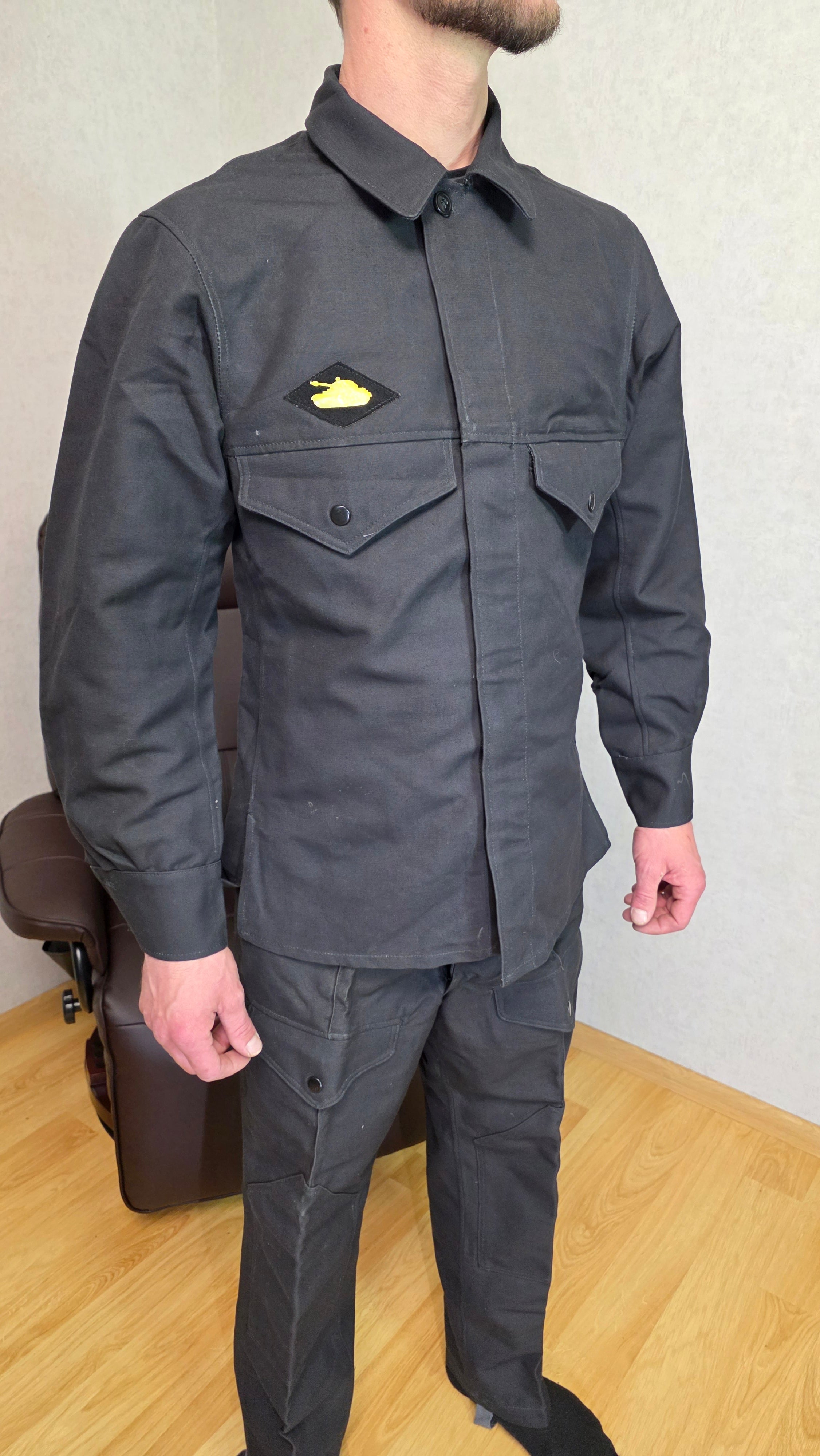 Soviet USSR Tank Crew Suit Vintage Summer Set Jacket Pants