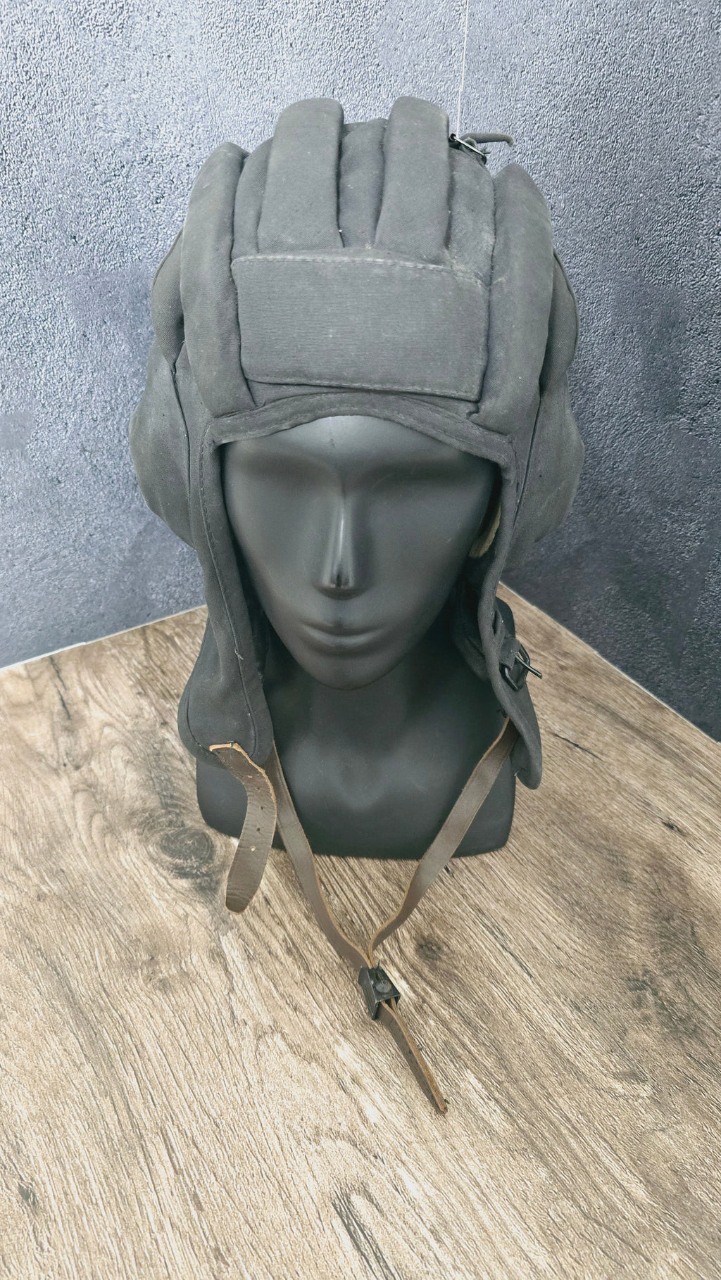Soviet USSR Tanker Helmet With Headset Demi Season Tank Crew Communication Helmet