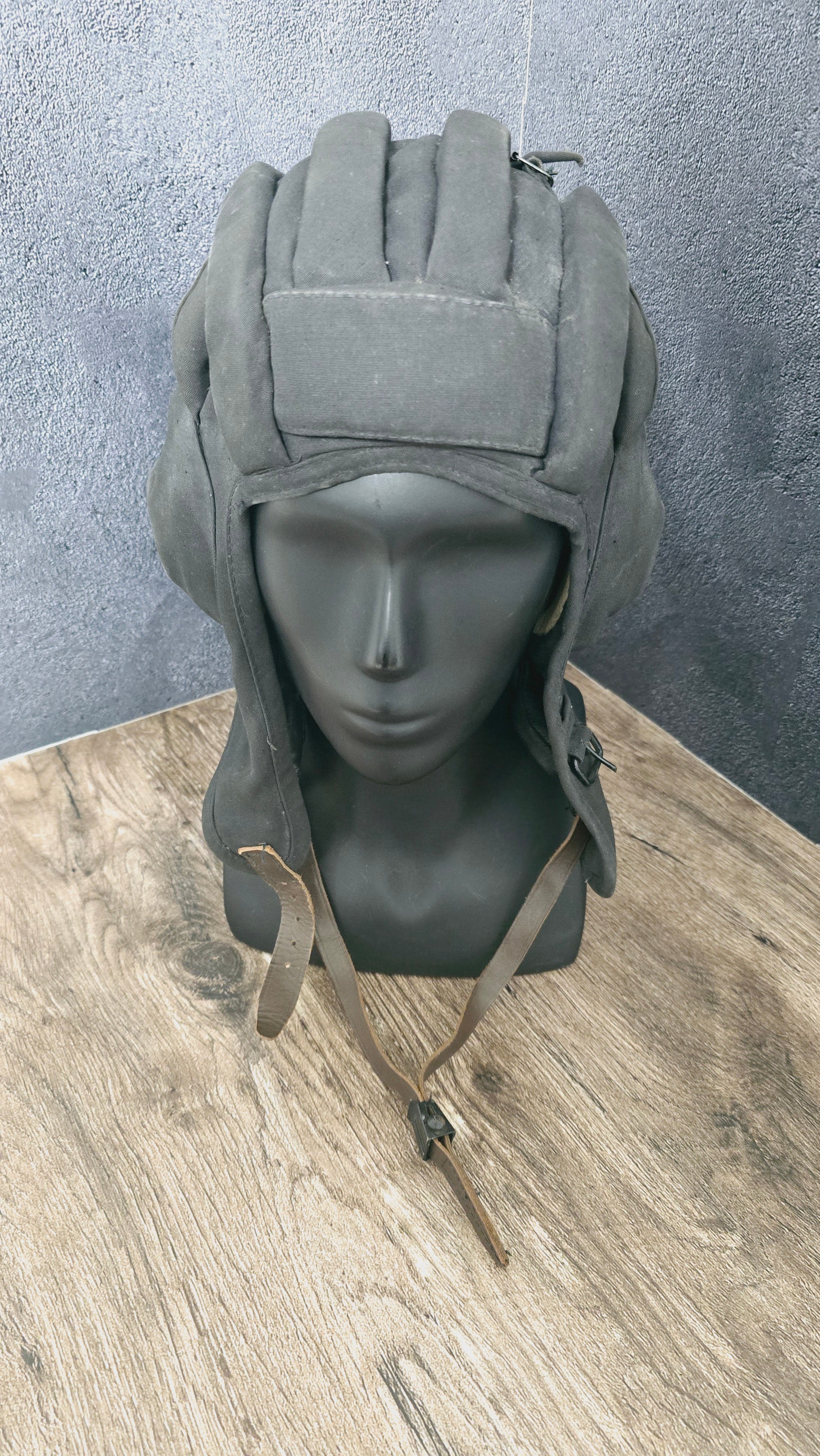 Soviet USSR Tanker Helmet With Headset Demi Season Tank Crew Communication Helmet
