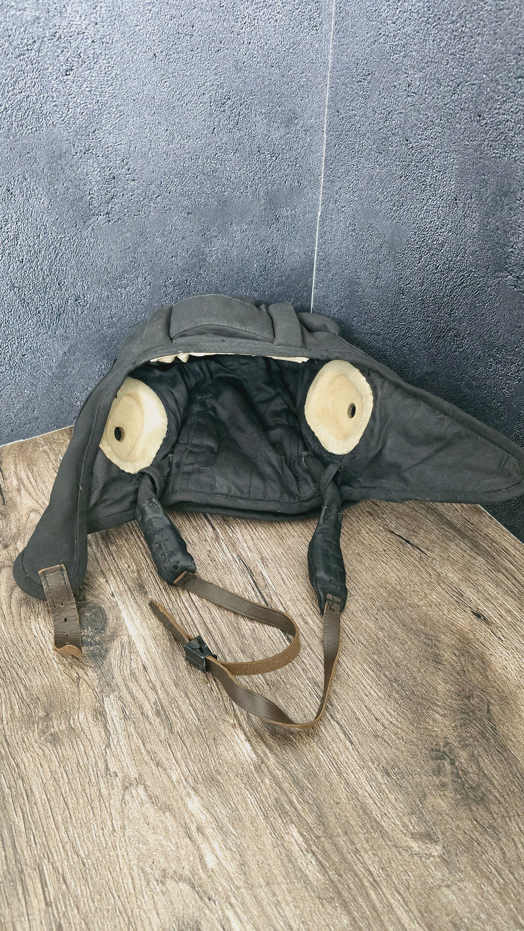 Soviet USSR Tanker Helmet With Headset Demi Season Tank Crew Communication Helmet