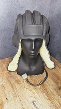 Soviet USSR Tanker Winter Helmet With Headset Cold Weather Tank Crew Hat - Legend Returns Vintage