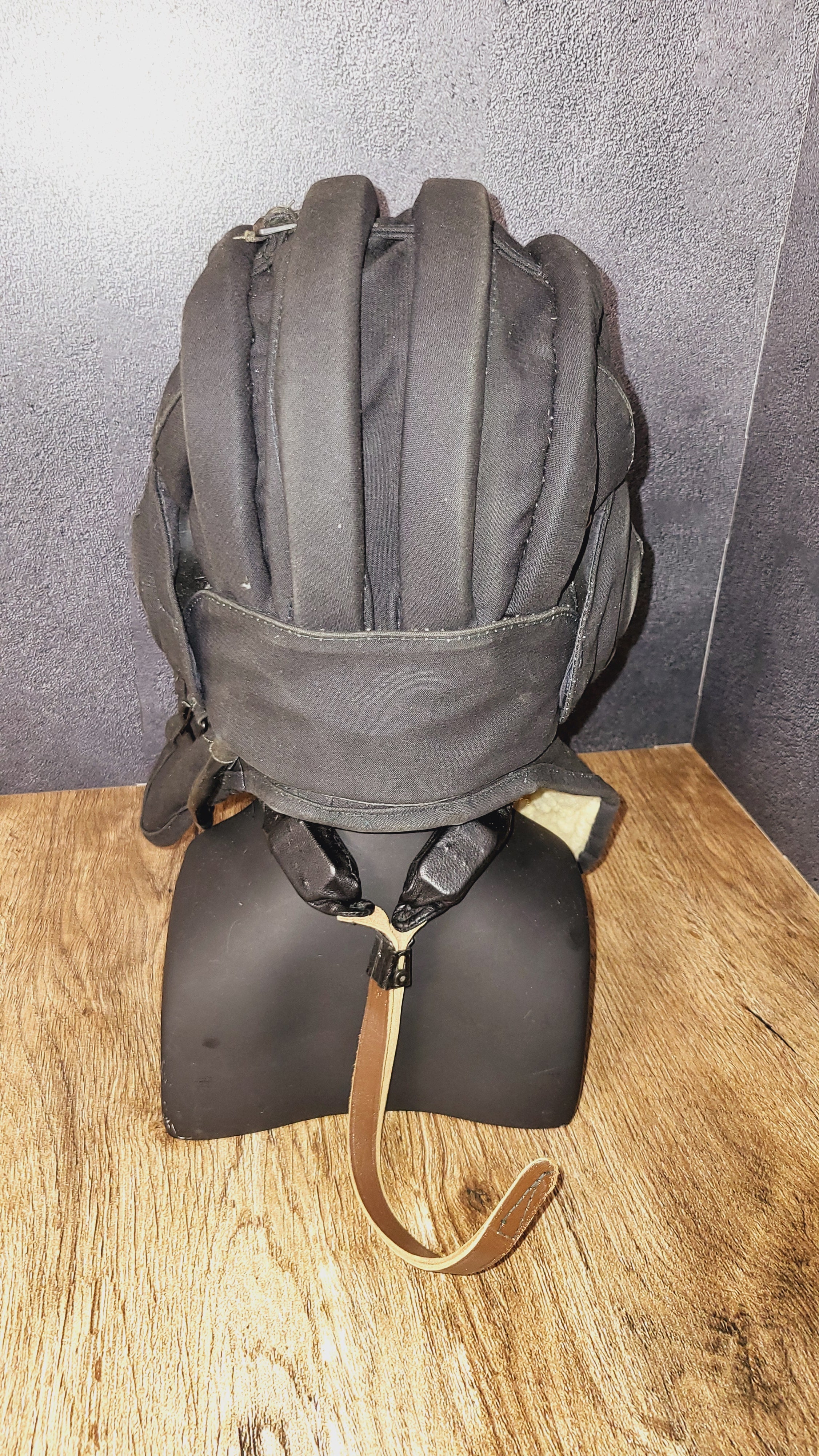 Soviet USSR Tanker Winter Helmet With Headset Cold Weather Tank Crew Hat - Legend Returns Vintage