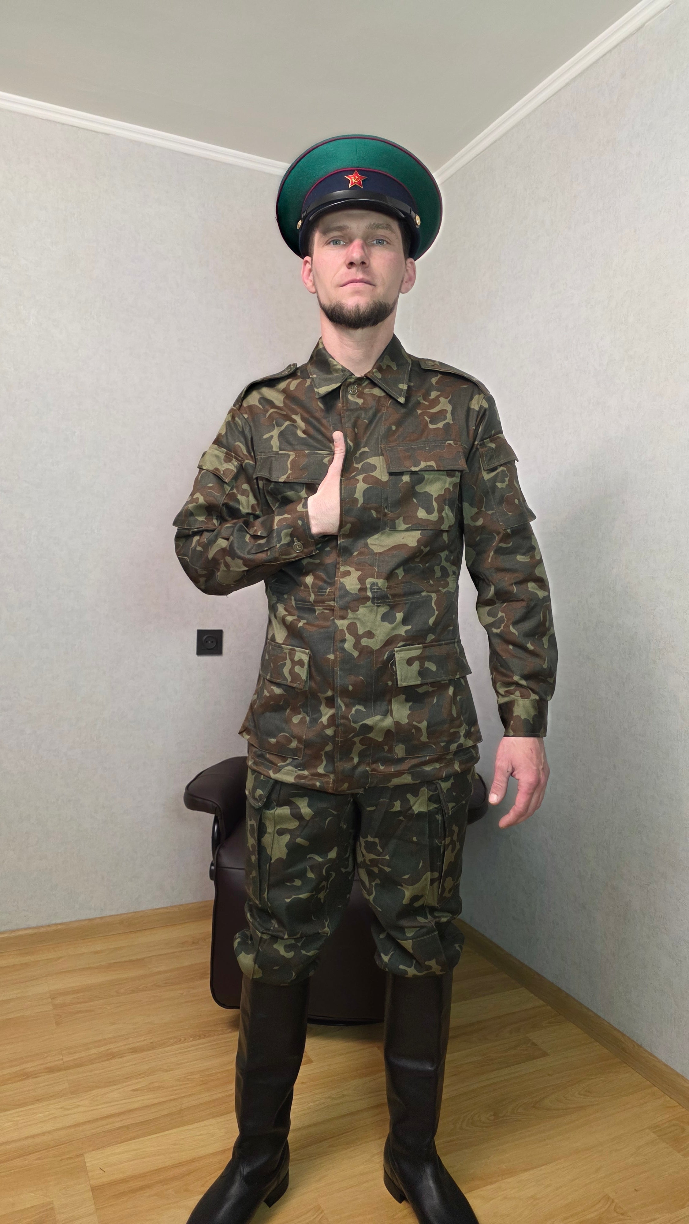 Soviet USSR TTsKO Butan Camouflage Suit Vintage Set Jacket Pants Rare