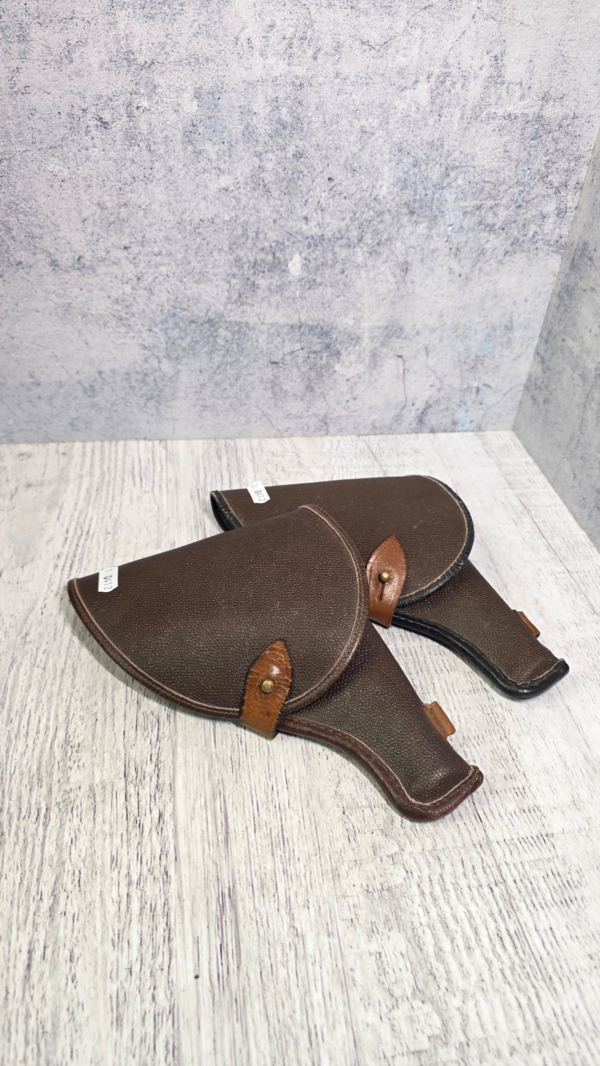 Soviet USSR Vintage Kirza Archival Pouch Historical Collector Accessory