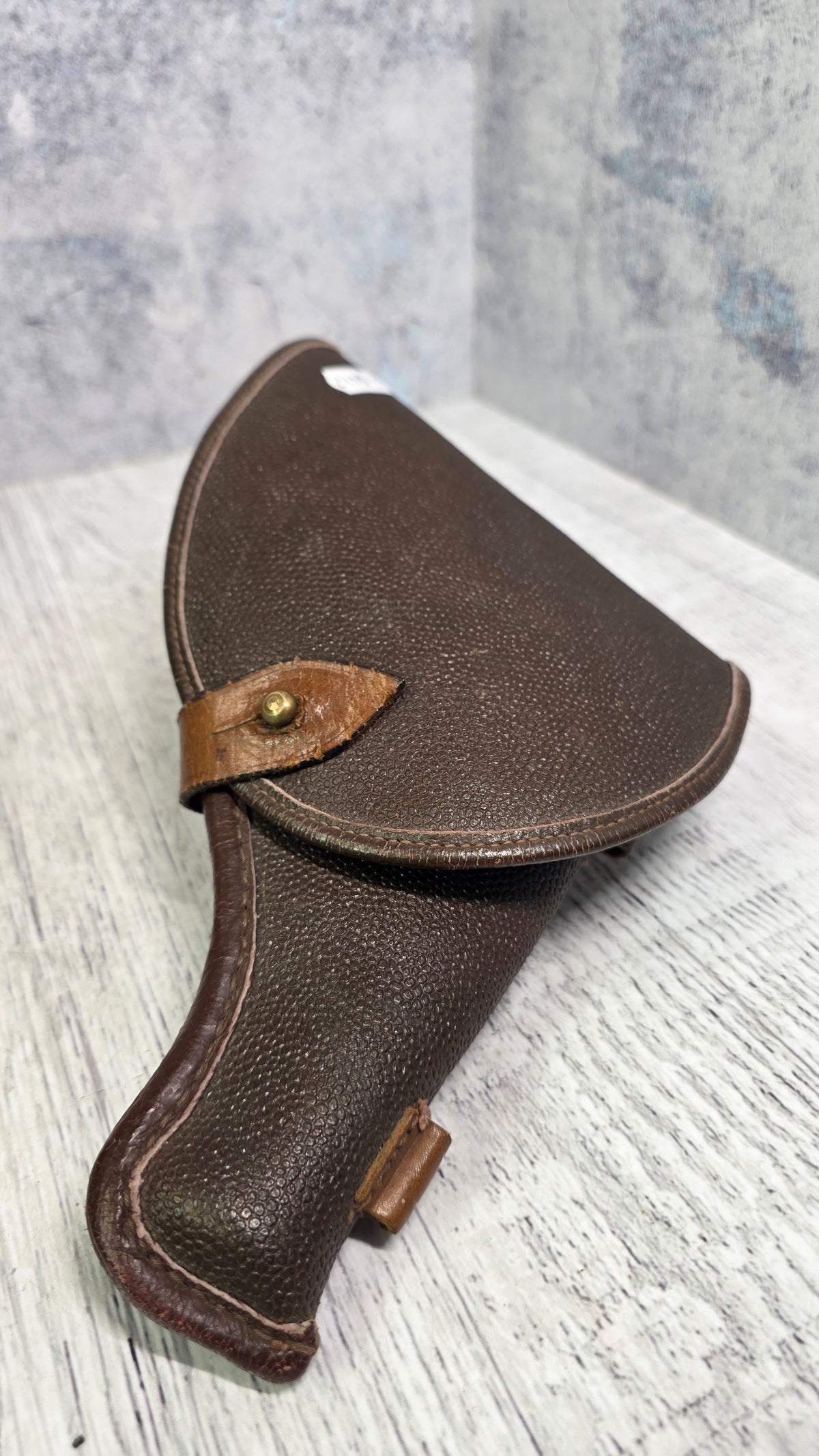 Soviet USSR Vintage Kirza Archival Pouch Historical Collector Accessory