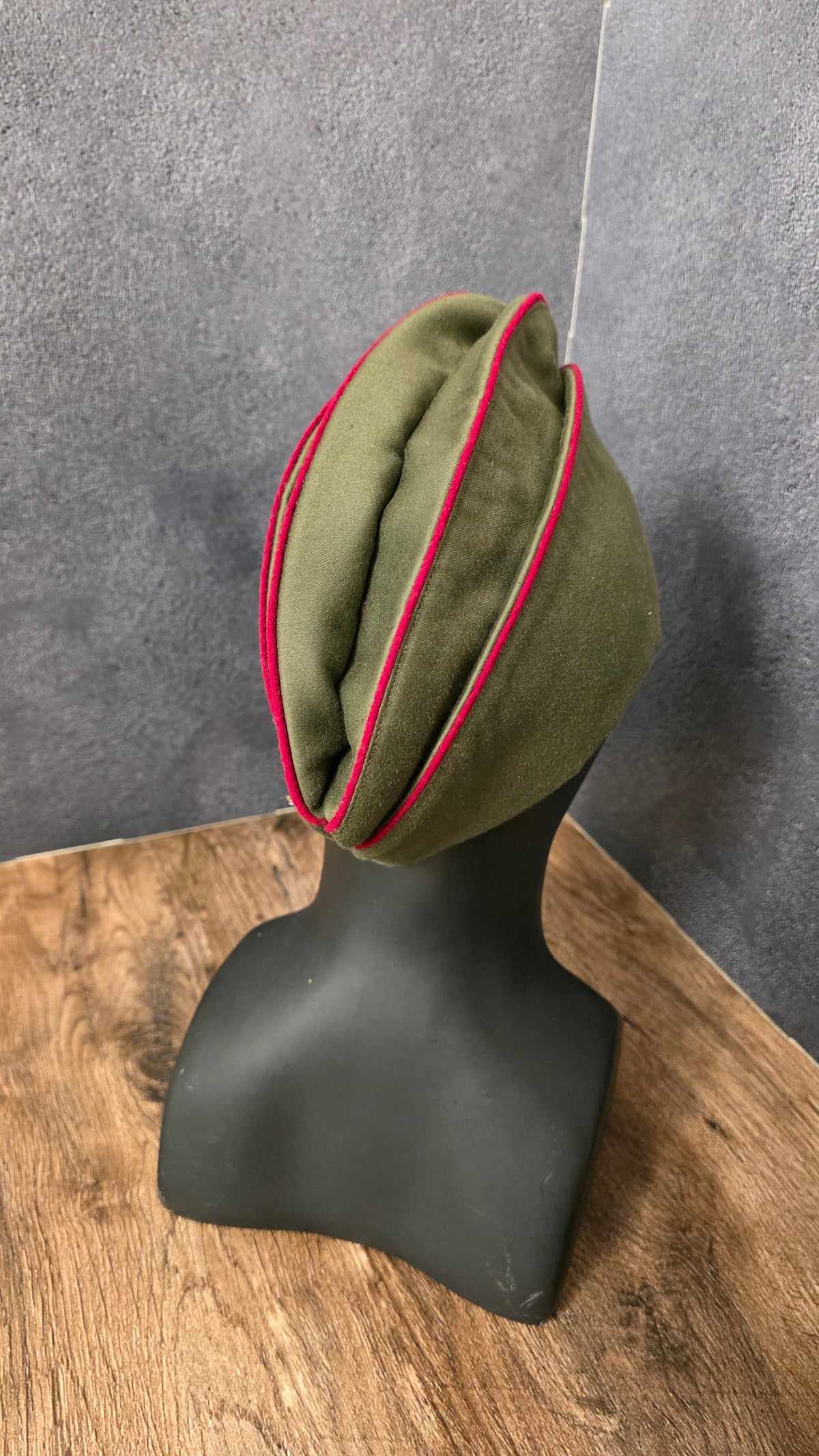 Soviet RKKA Pilotka Side Cap Red Piping