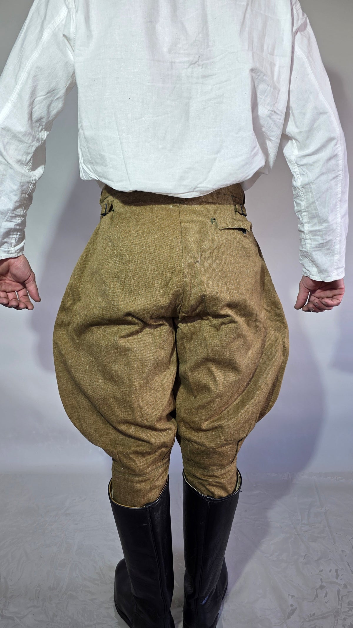 Soviet USSR Vintage RKKA Soldier Gallife Breeches Khaki Pants