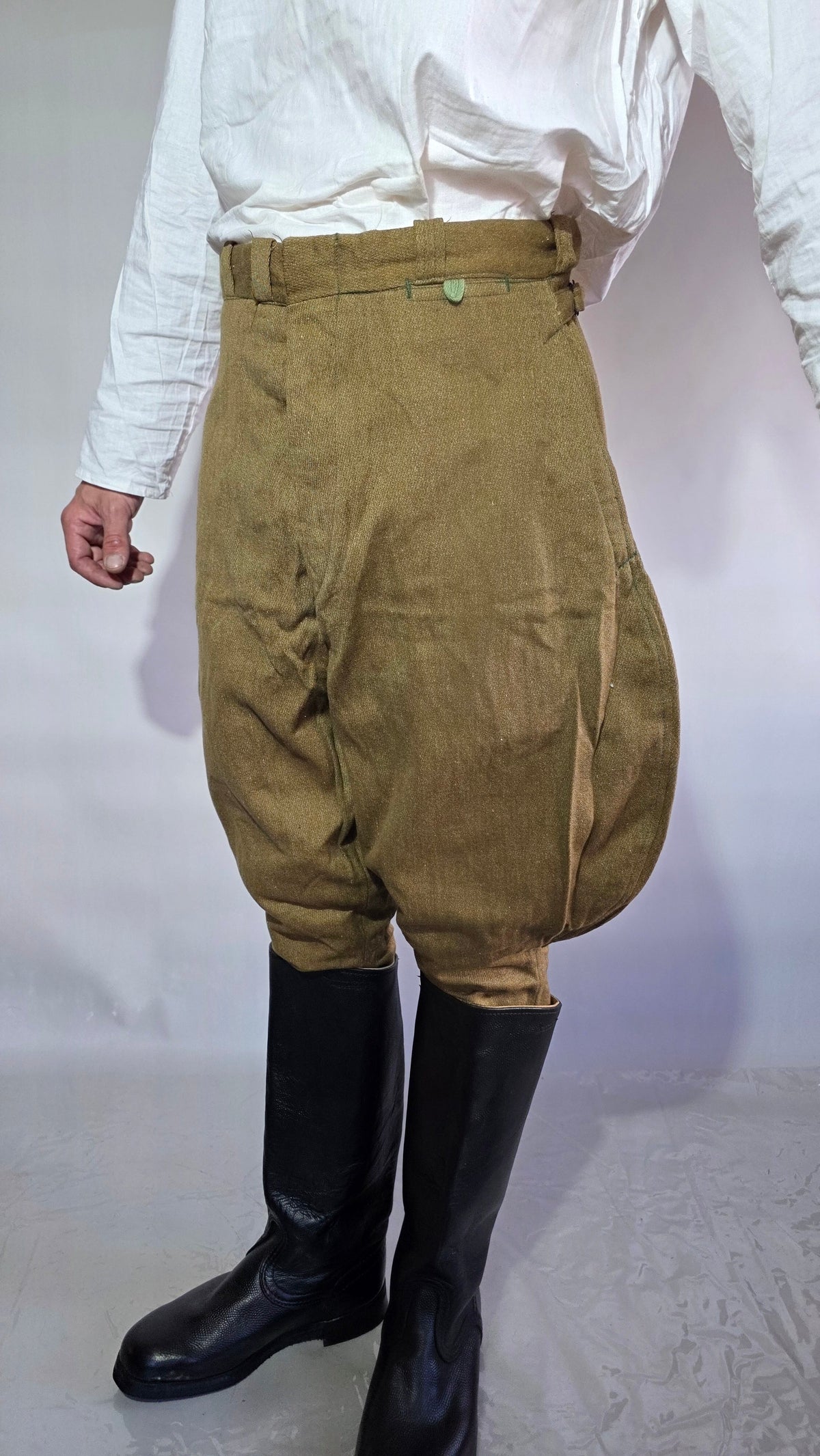 Soviet USSR Vintage RKKA Soldier Gallife Breeches Khaki Pants