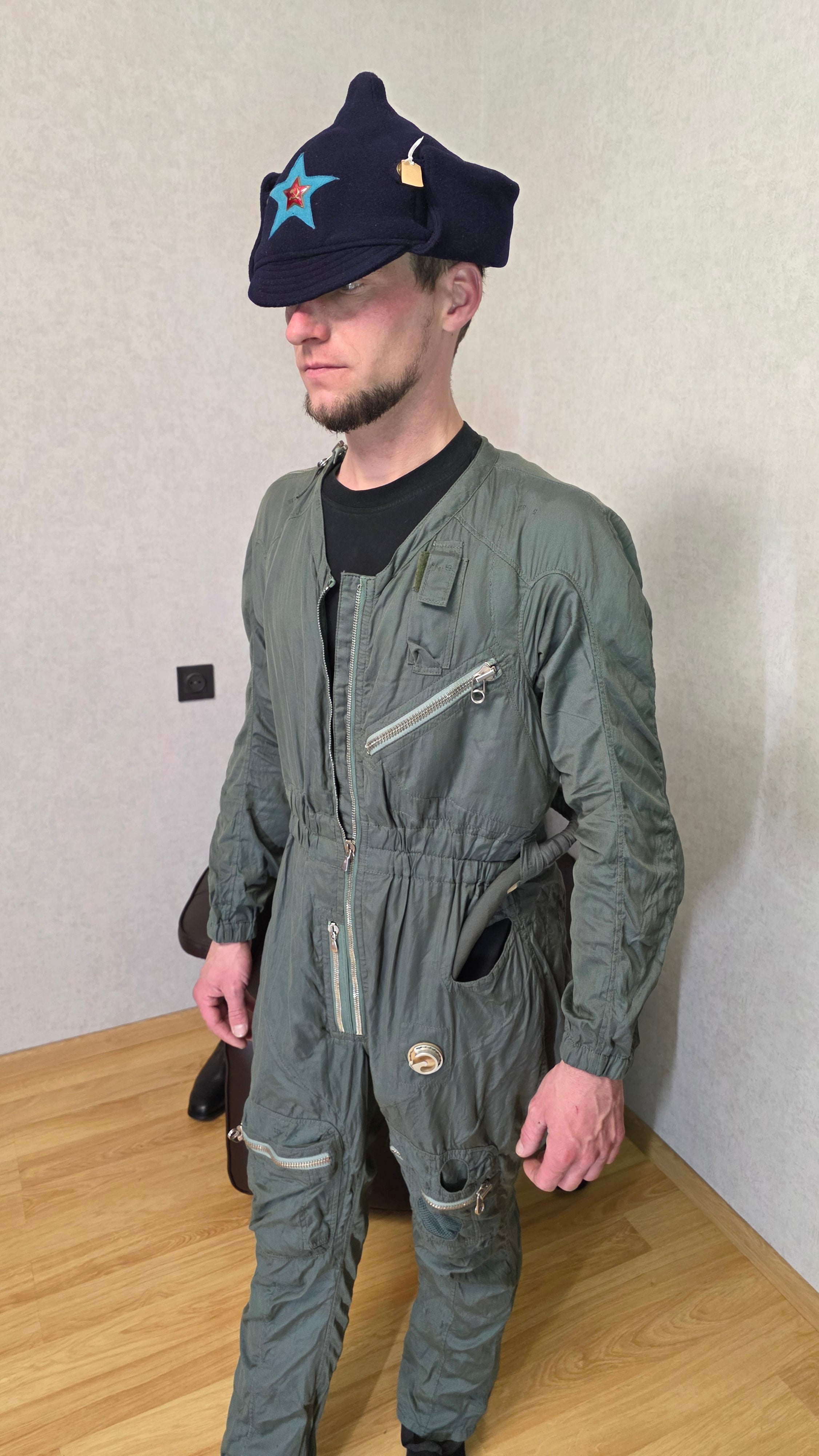 Soviet USSR VK-3M Ventilated Suit Vintage Flight Coverall Rare